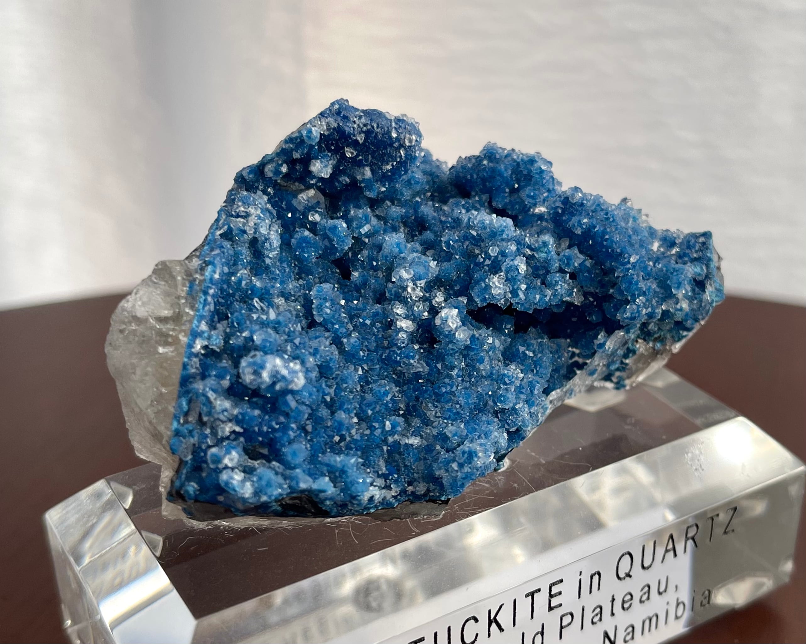 シャッタカイト / クォーツ【Shattuckite in Quartz】ナミビア産