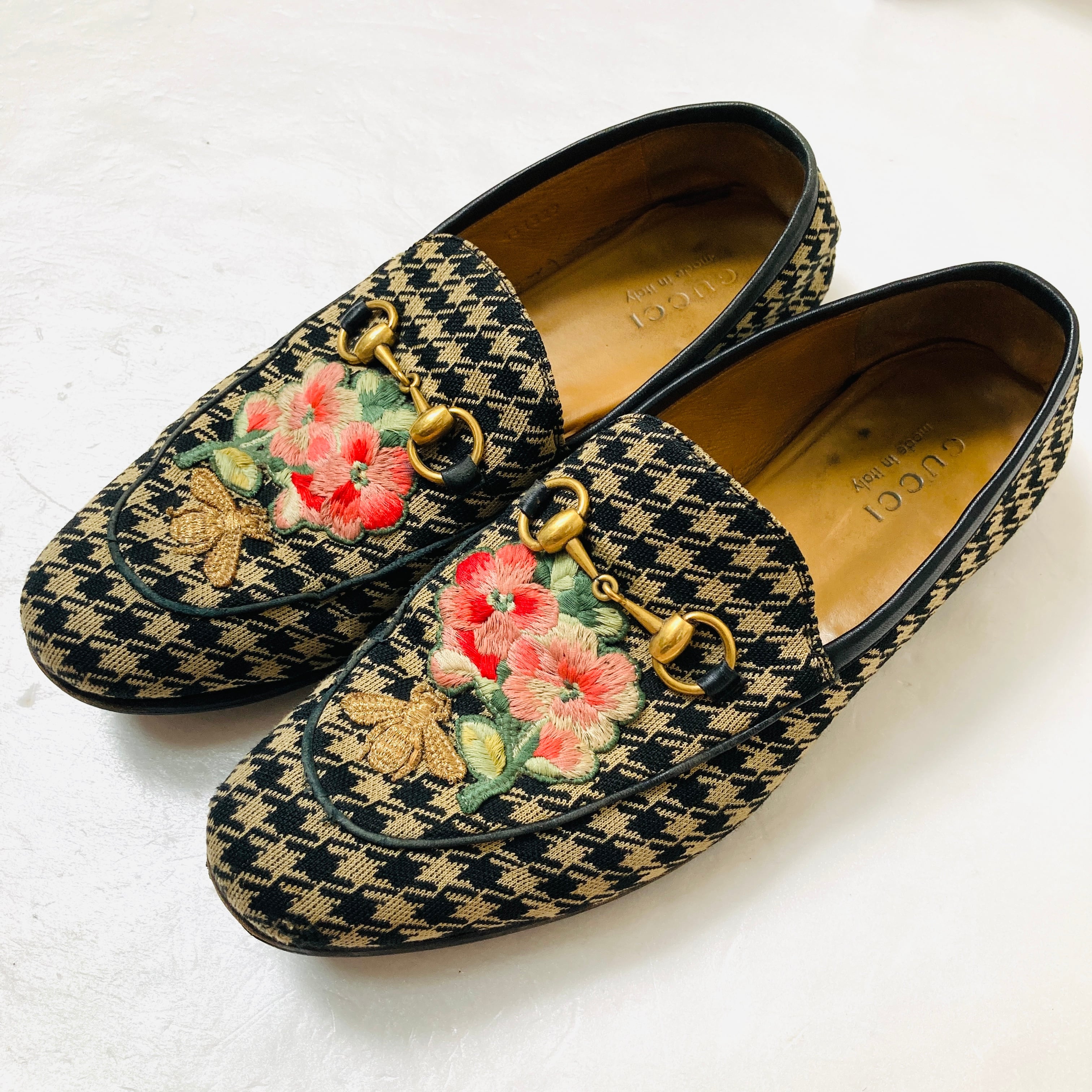 Used】GUCCI 千鳥 蜂 花 ホースビットローファー | LONELINESSEN'T Store