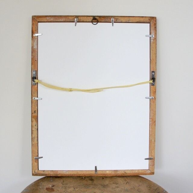 フクロウ」 古い紙にアクリル ・ペン* 現代アート作品 イラスト