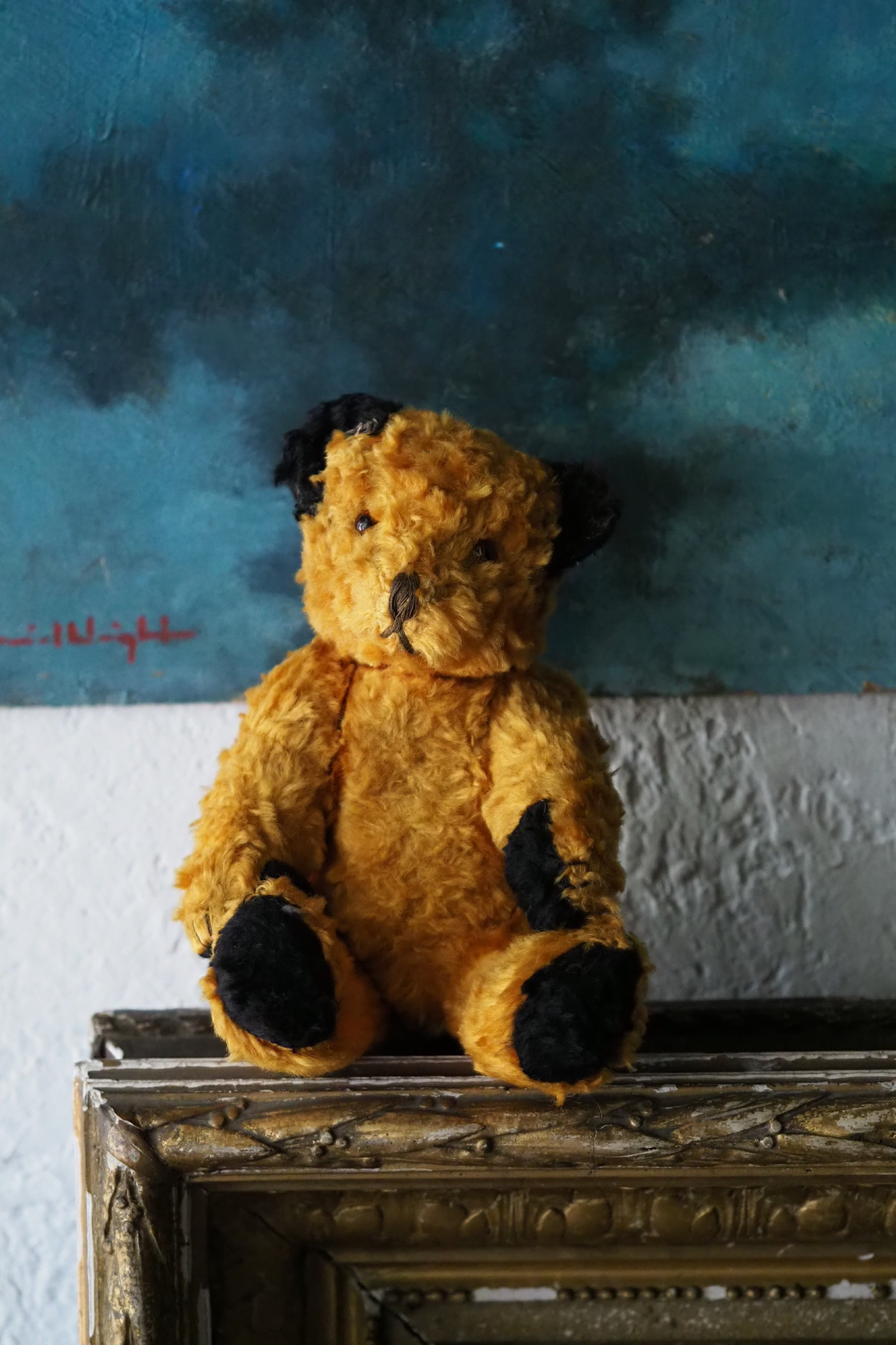 首を傾げるスーティーベア-vintage teddy bear | アンティーク