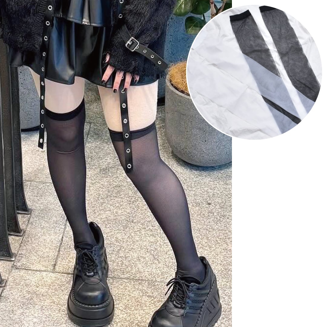 シースルーニーハイソックス | VOLCAN&APHRODITE