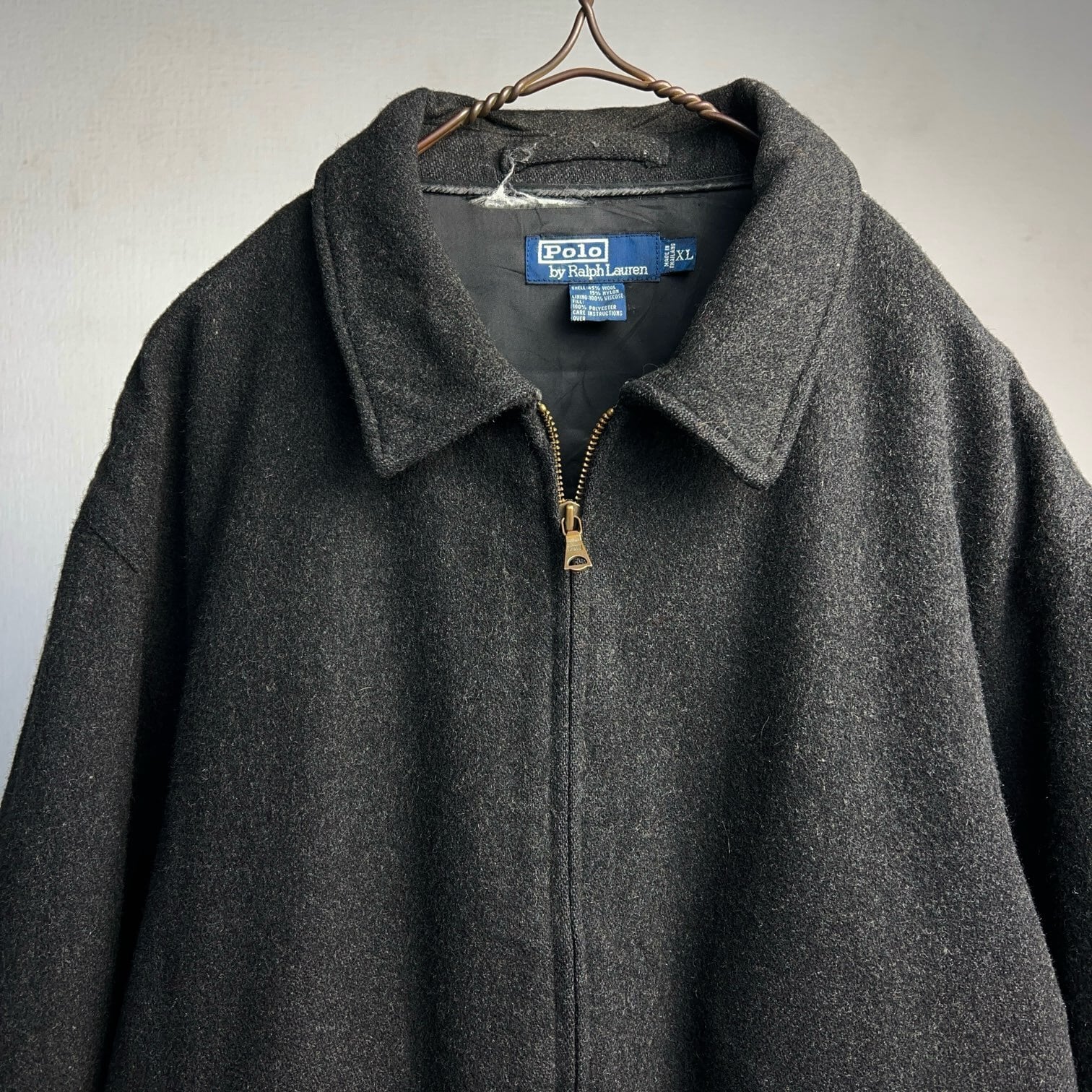 90's~ Polo by Ralph Lauren Zip Up Wool Jacket 90年代 00年代 ポロ