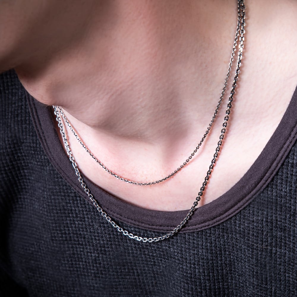 チェーン売り上げランキング3位】2.5mm4面カットAKアズキチェーン