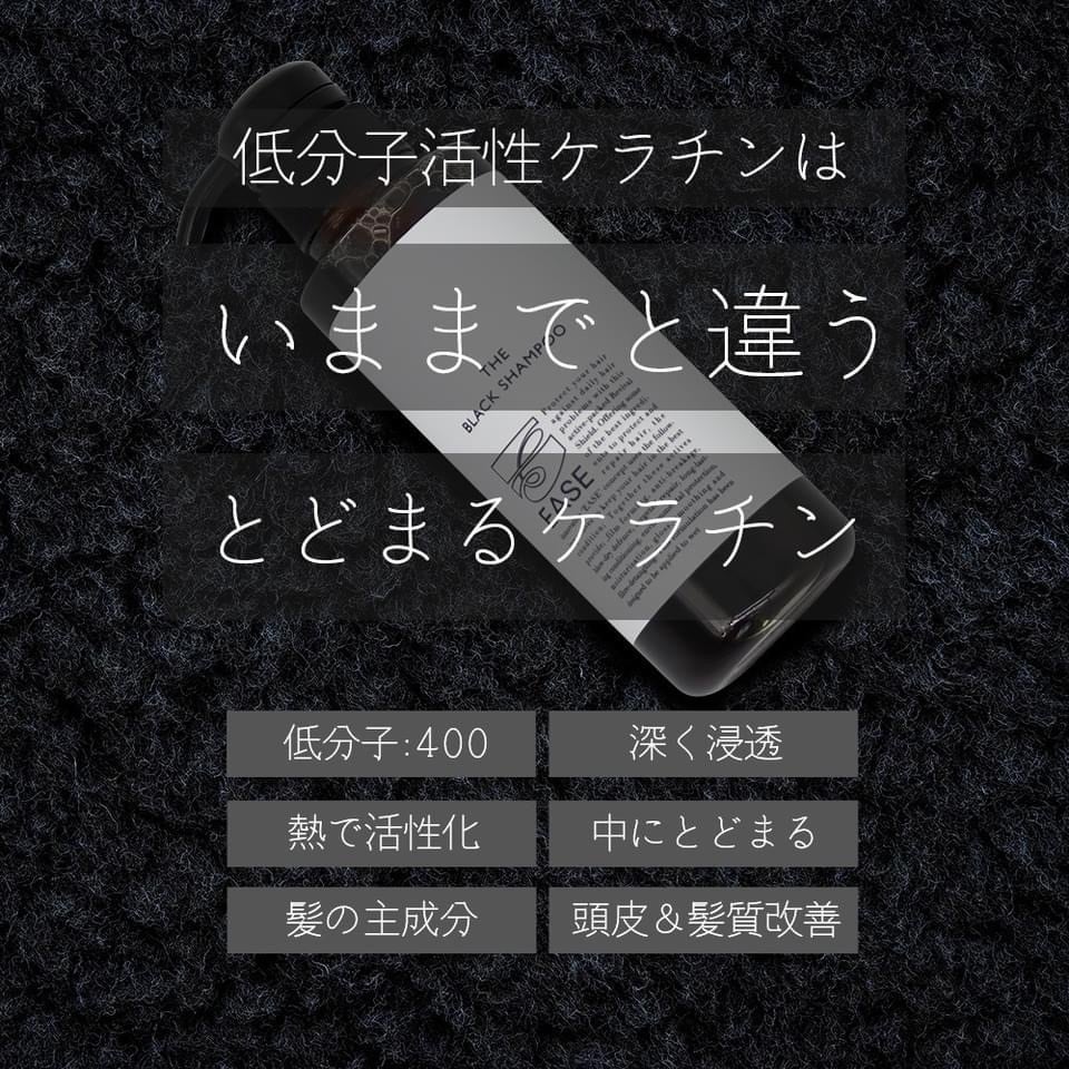 白髪改善シャンプー】 EASE ブラックシャンプー 詰替え用 1000ml