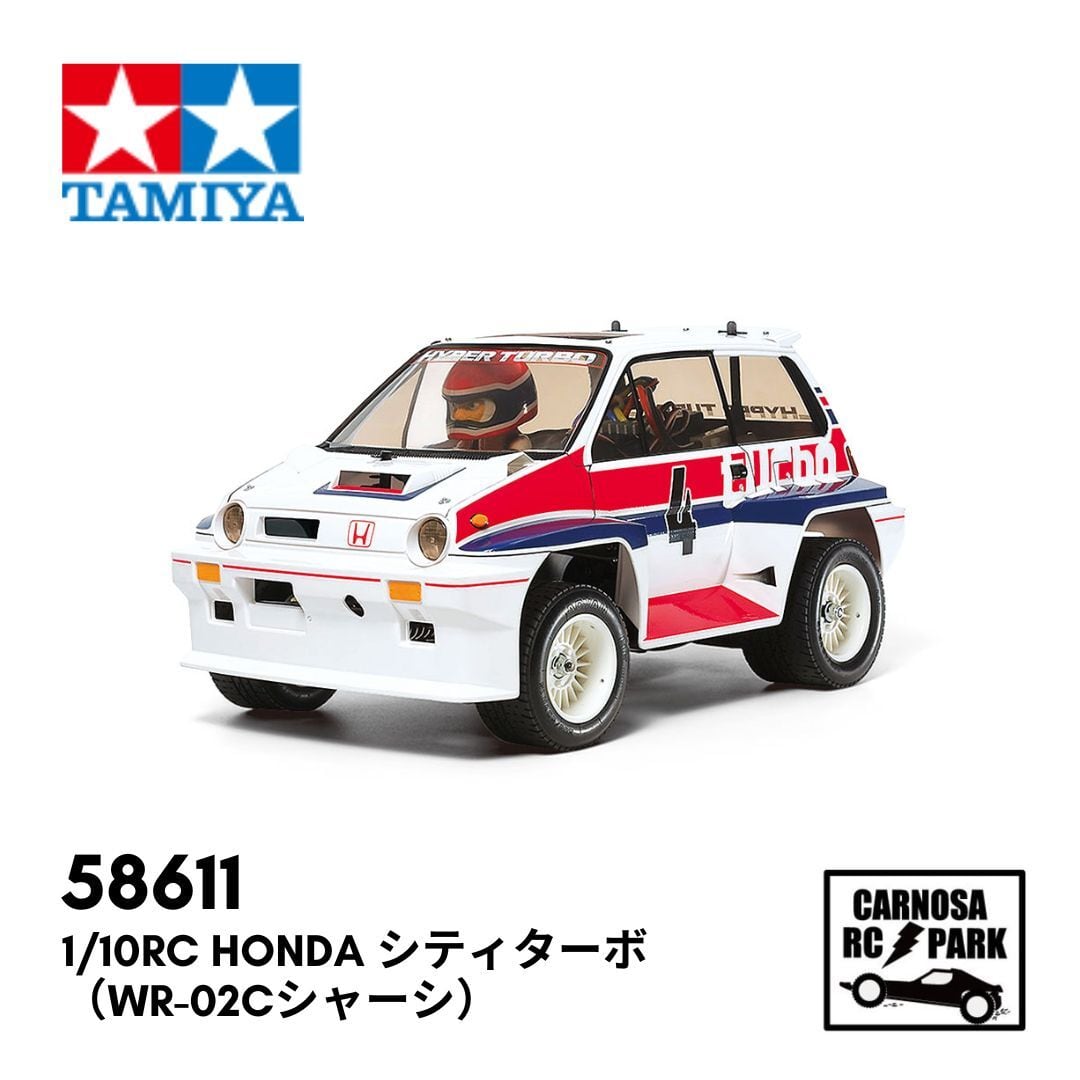 TAMIYA タミヤ】1/10RC Honda シティターボ （WR-02Cシャーシ）[58611