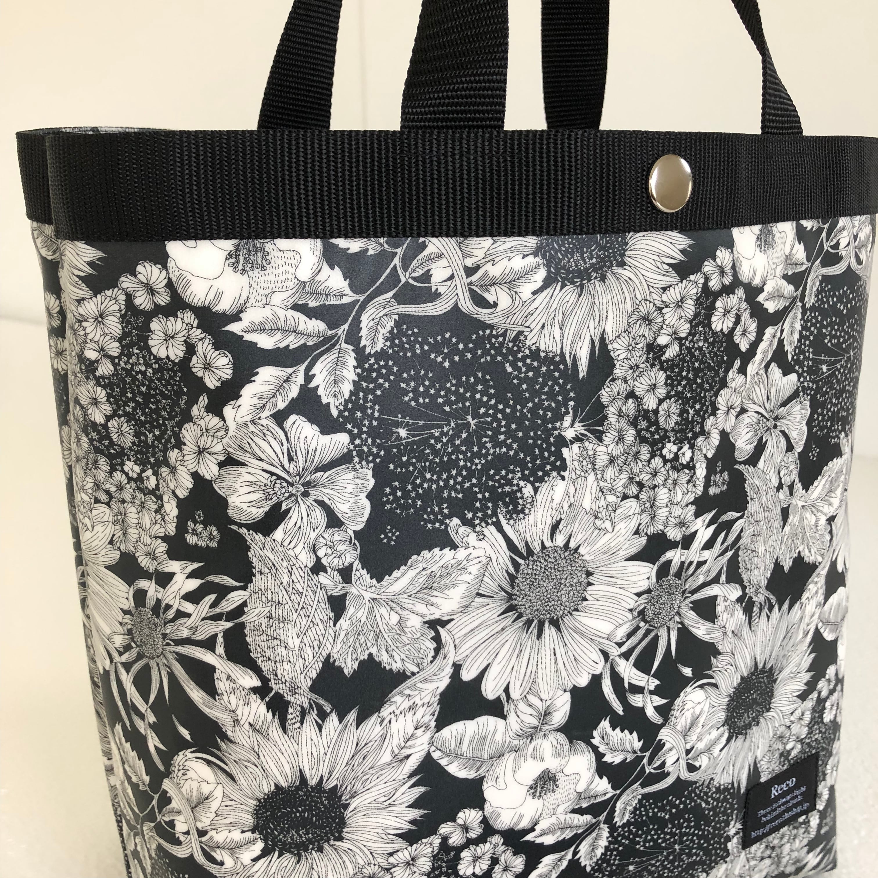 トートバッグ M リバティ ラミネート スウィムダンクレア ブラック