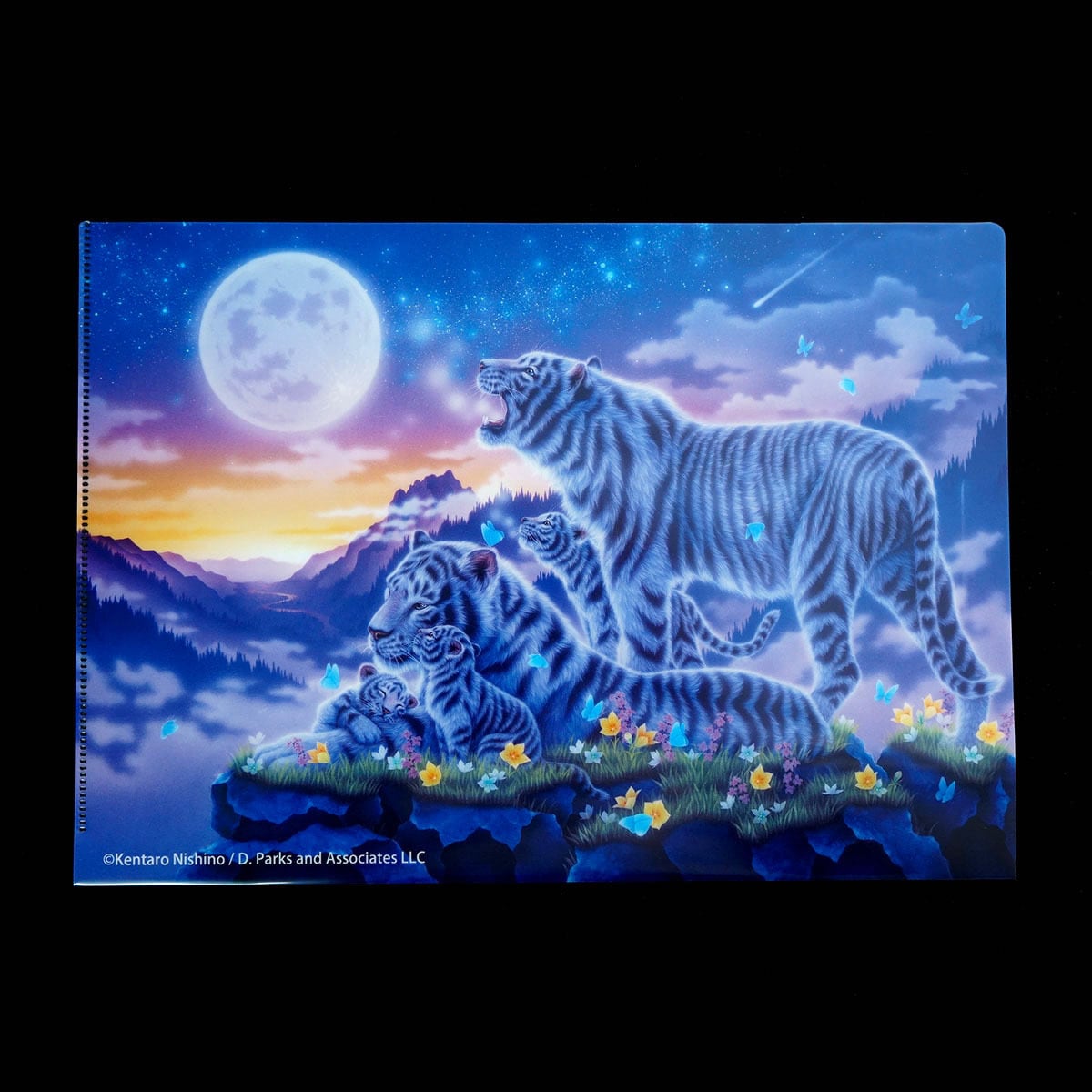 クリアファイル「ホワイトタイガー1」 | 西野健太郎アートショップ