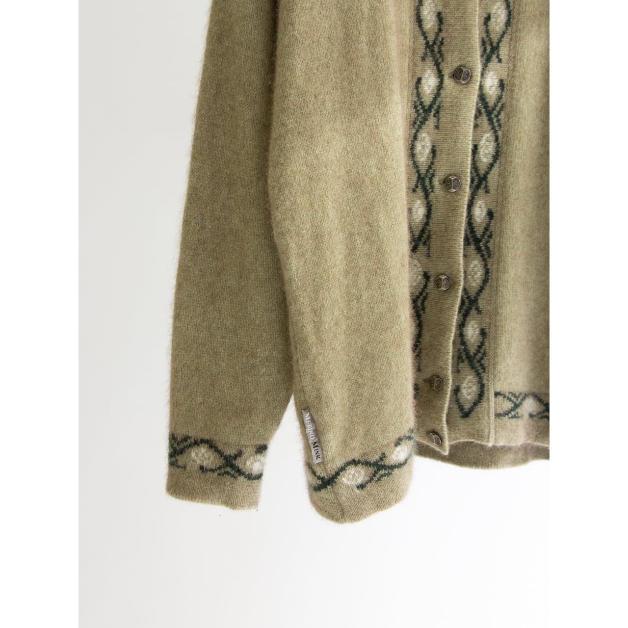 MERINO MINK】Made in New Zealand Wool-Possum-Polyamide Knit