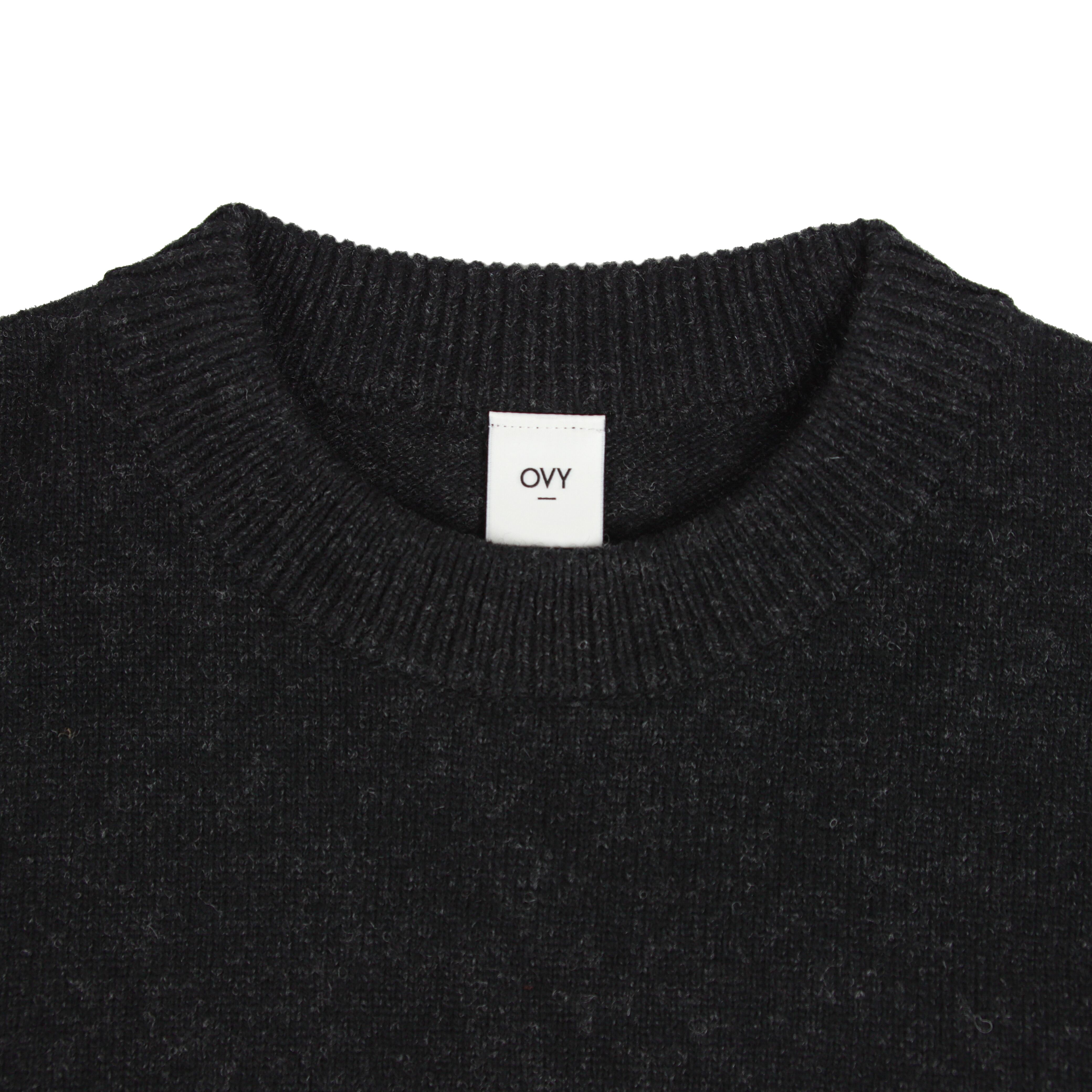 Super Comeback Lamb Wool Crew Neck Knit | OVY