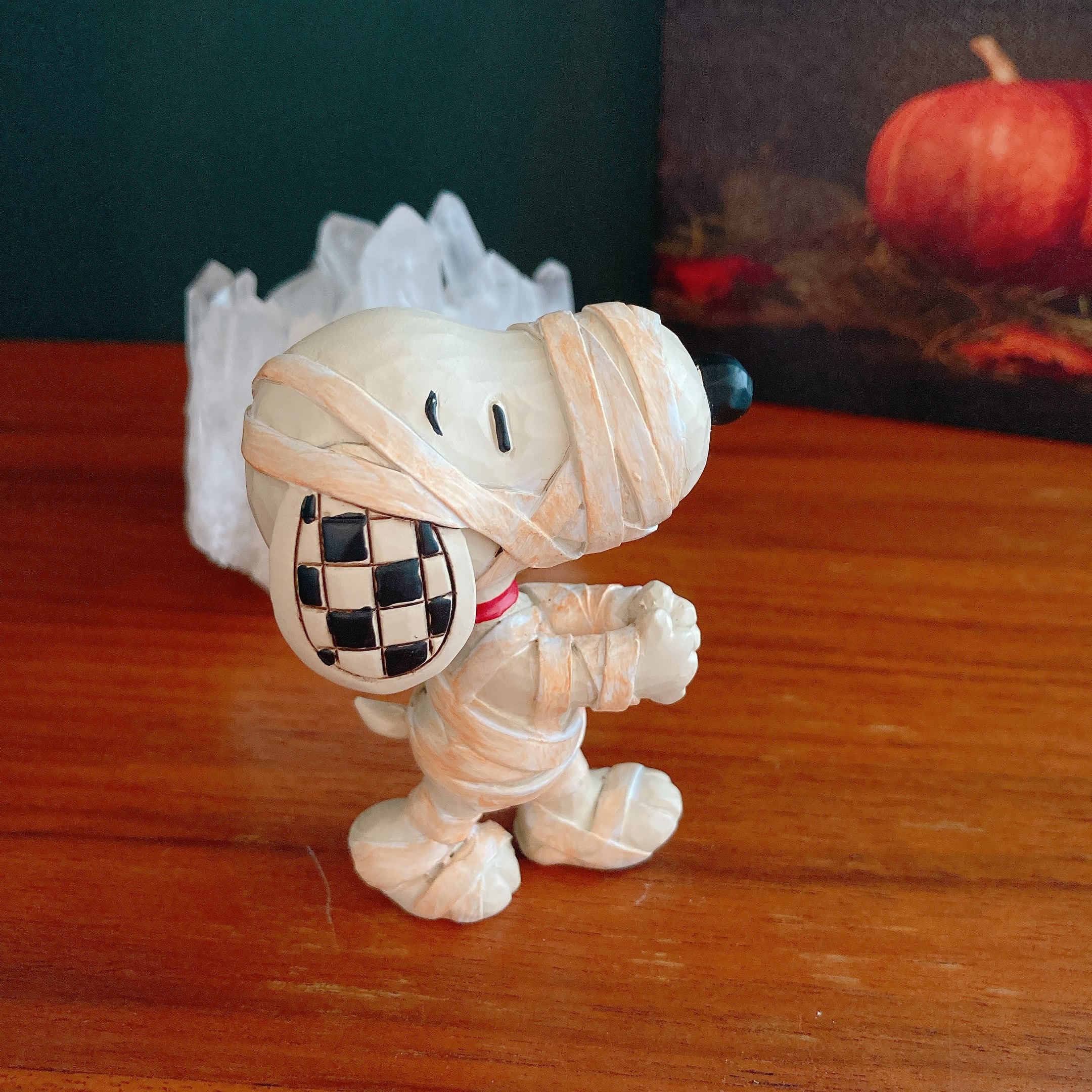 JIM SHORE PEANUTS スヌーピー Snoopy Mummy mini ミイラ男 置き物