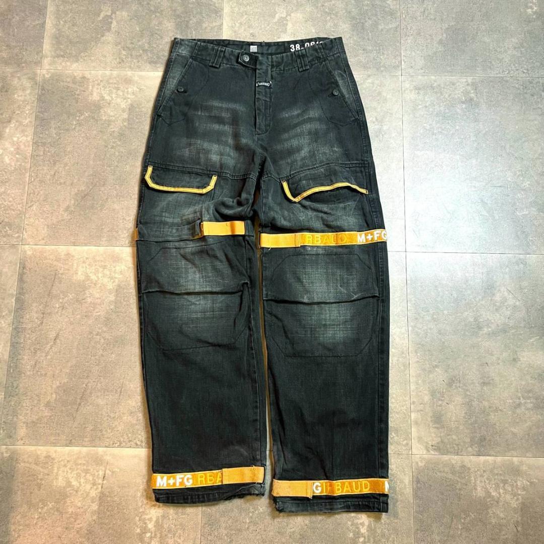 00's MARITHE+FRANCOIS GIRBAUD00s Shuttle Pants In Overdye Black