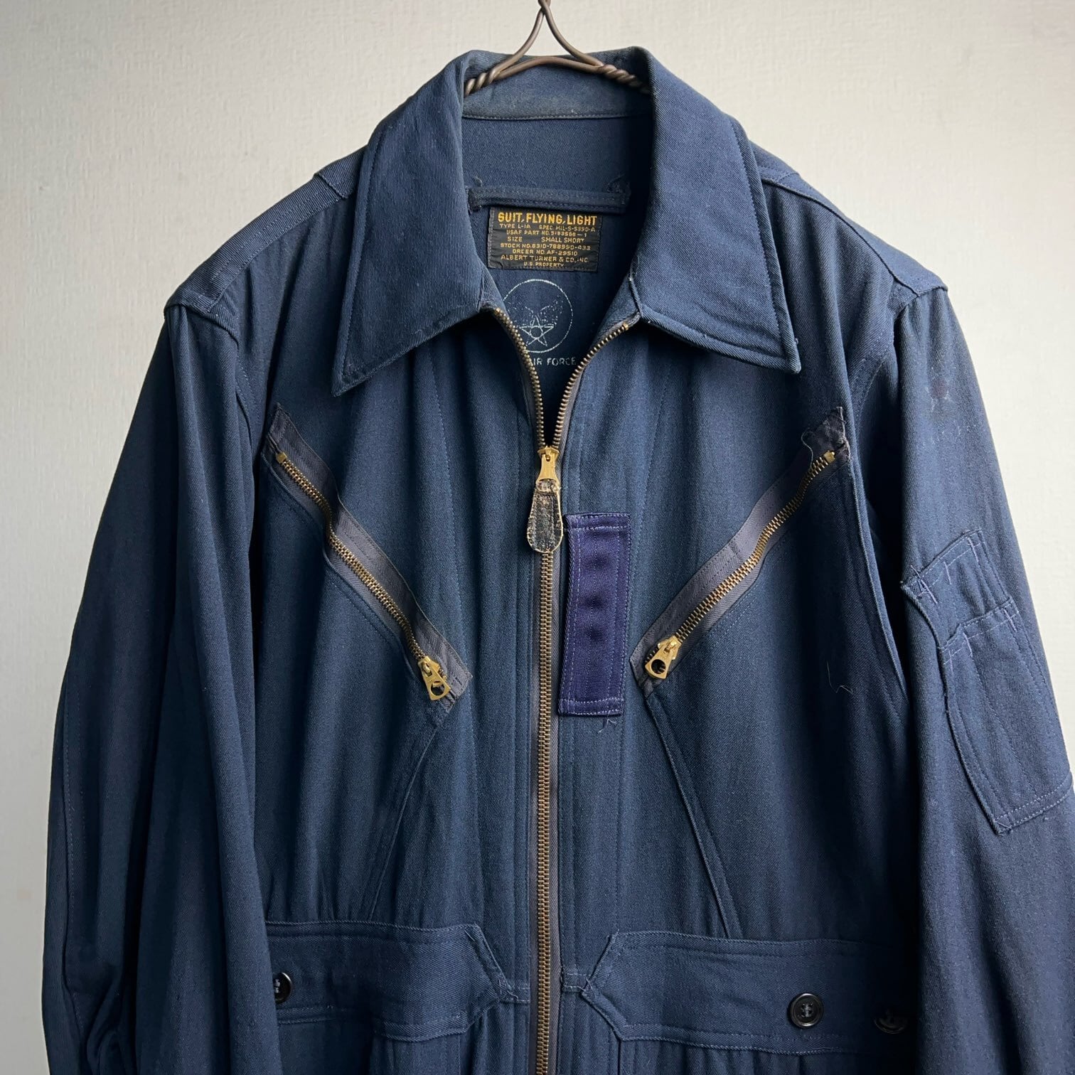 1950's USAF L-1A FLIGHT SUIT NAVY 1950年代 アメリカ空軍 ジャンプ