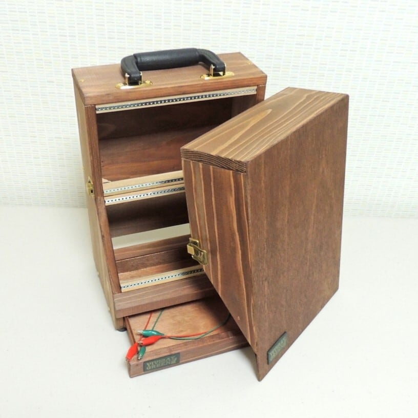 6U 84HP Portable Eurorack Wood Case with Drawer VG-422 | Vivicat