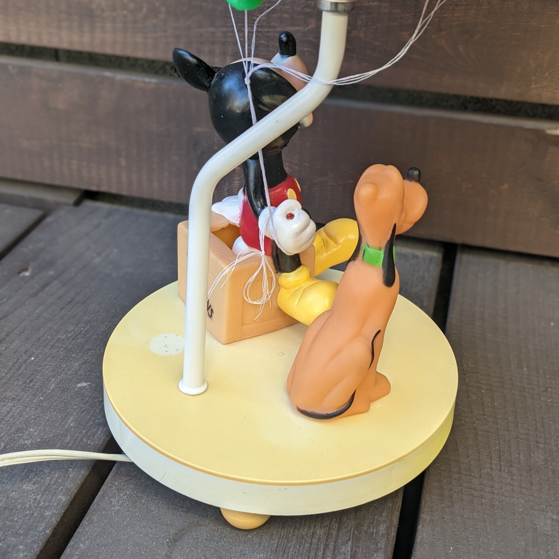 80s ミッキーマウス&プルート バルーンランプ | beach side vintage