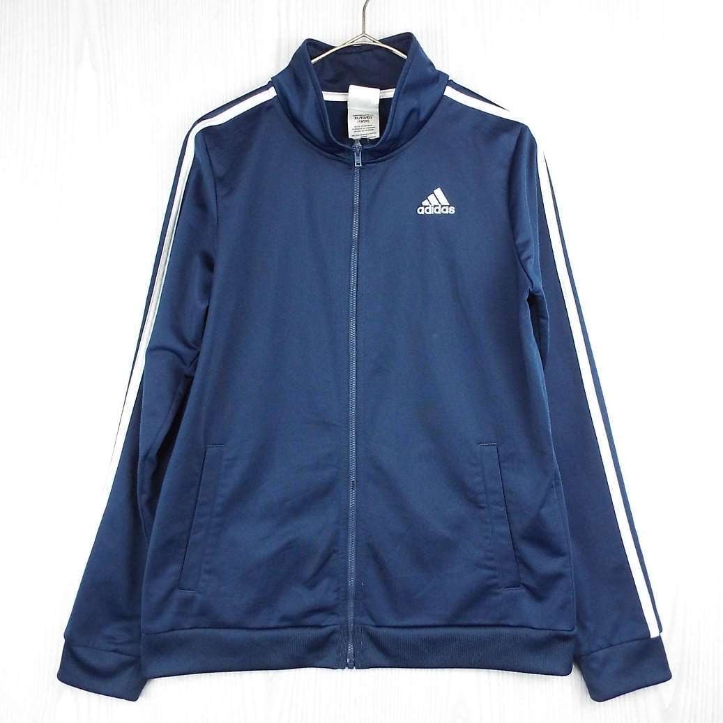 トラックジャケット】adidas アディダス 胸ロゴ スリーストライプ