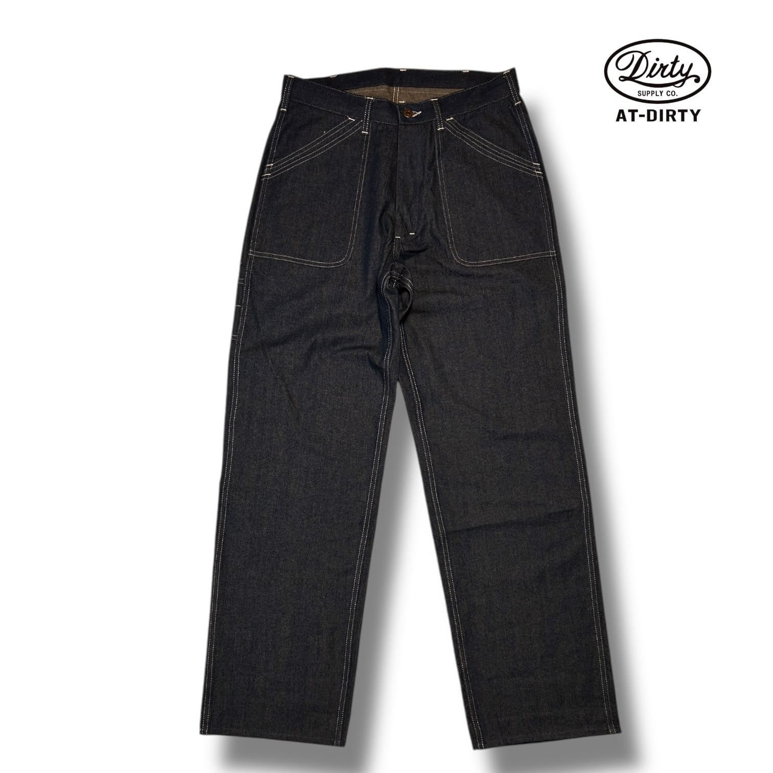 デニムパンツ ワークパンツ メンズ セットアップ AT-DIRTY アット