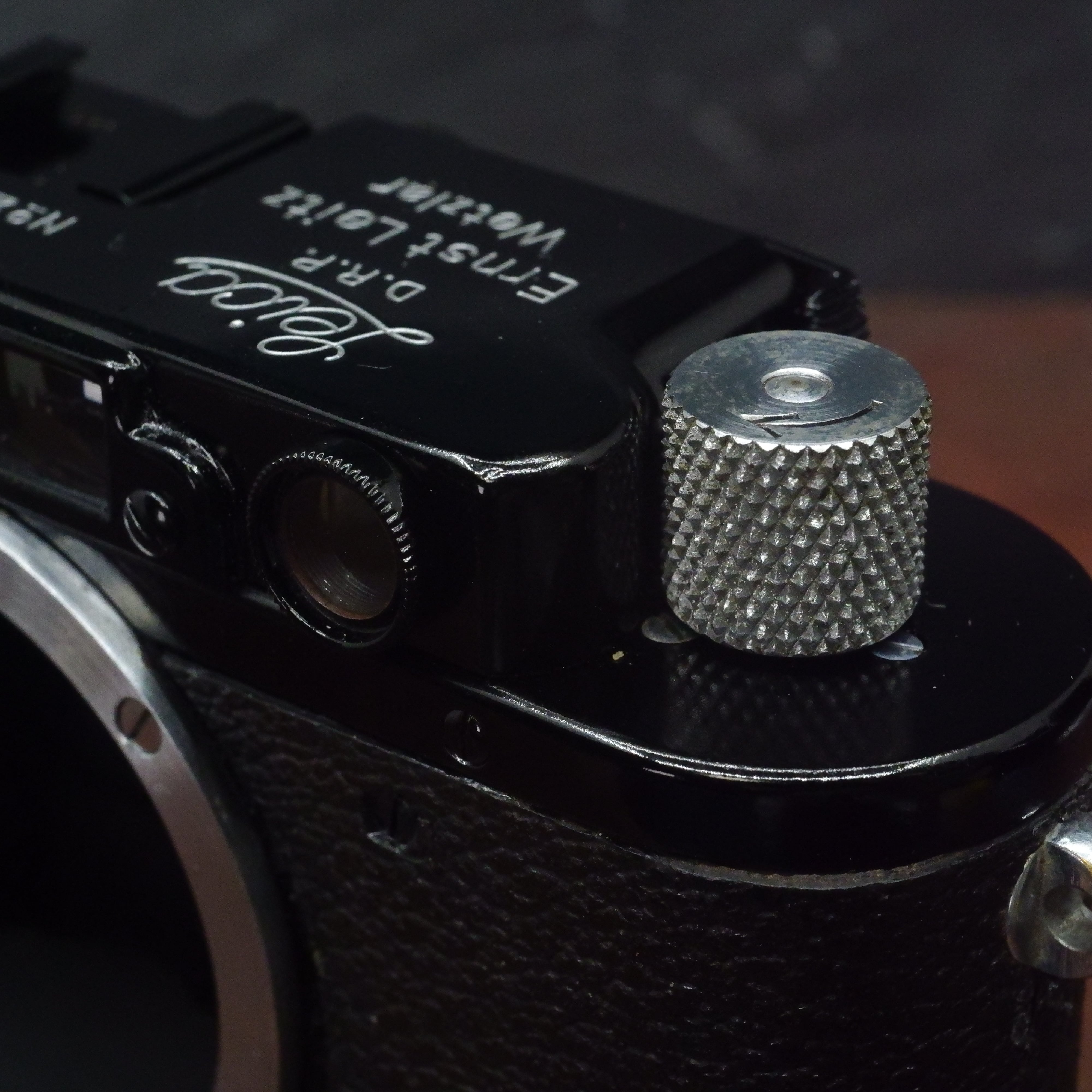 OH•シャッター幕交換済 バルナックライカⅢa 3a後塗りブラック