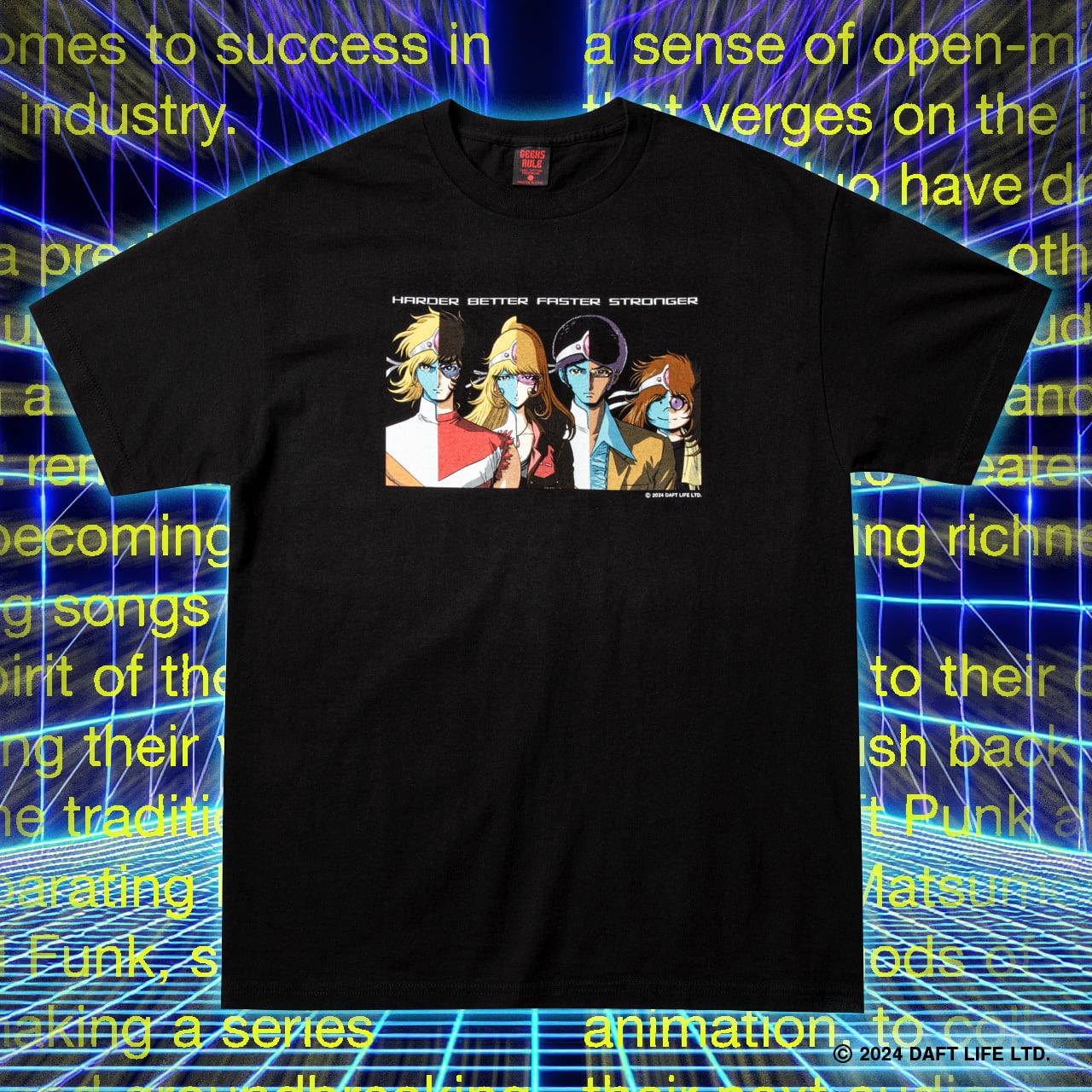 DAFT PUNK and Leiji Matsumoto | GEEKS RULE 30 SILKSCREEN PRINTING