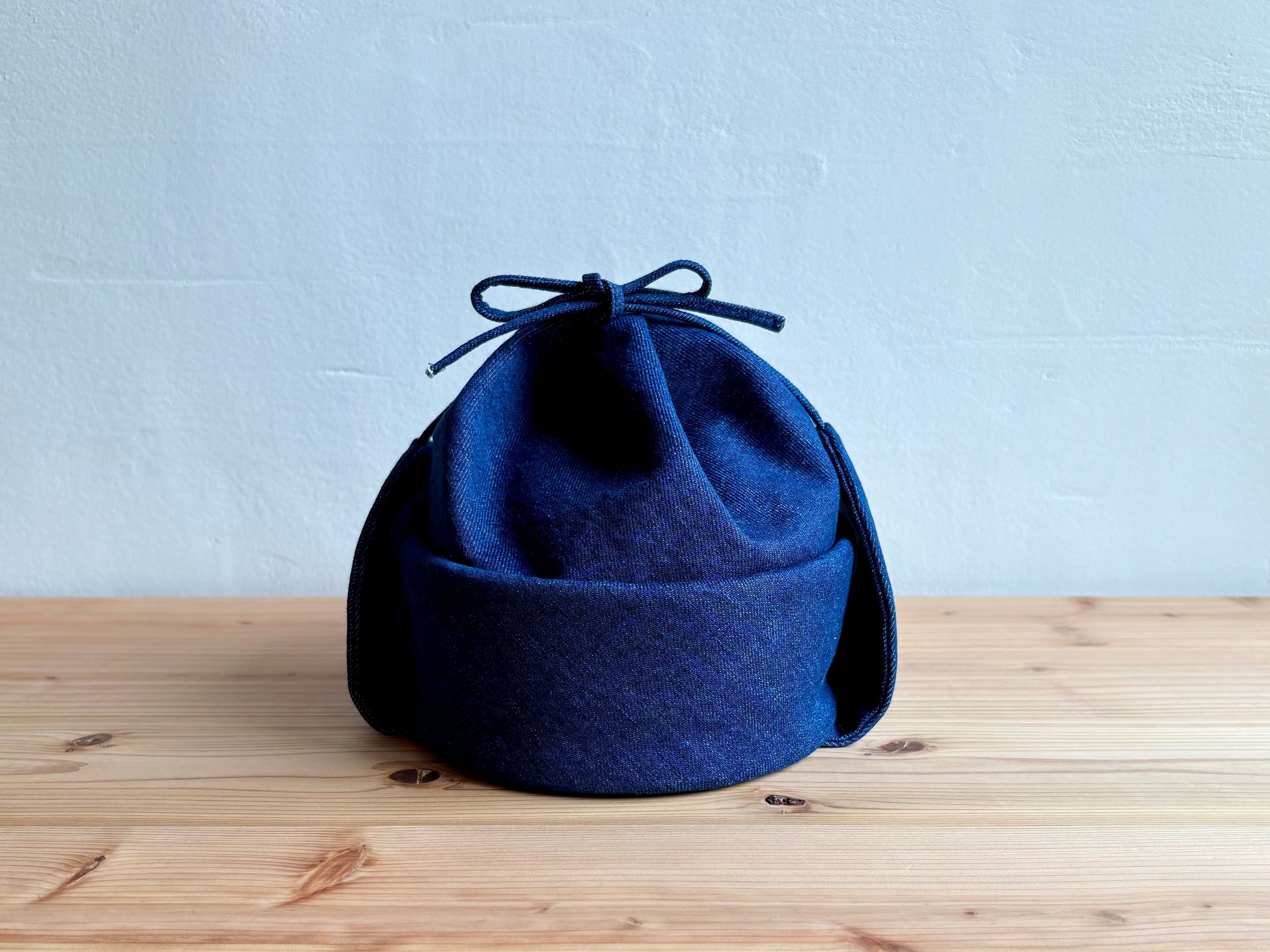 mite えん帽子 モッサー生地／ライトベージュ mite えん帽子 モッサー