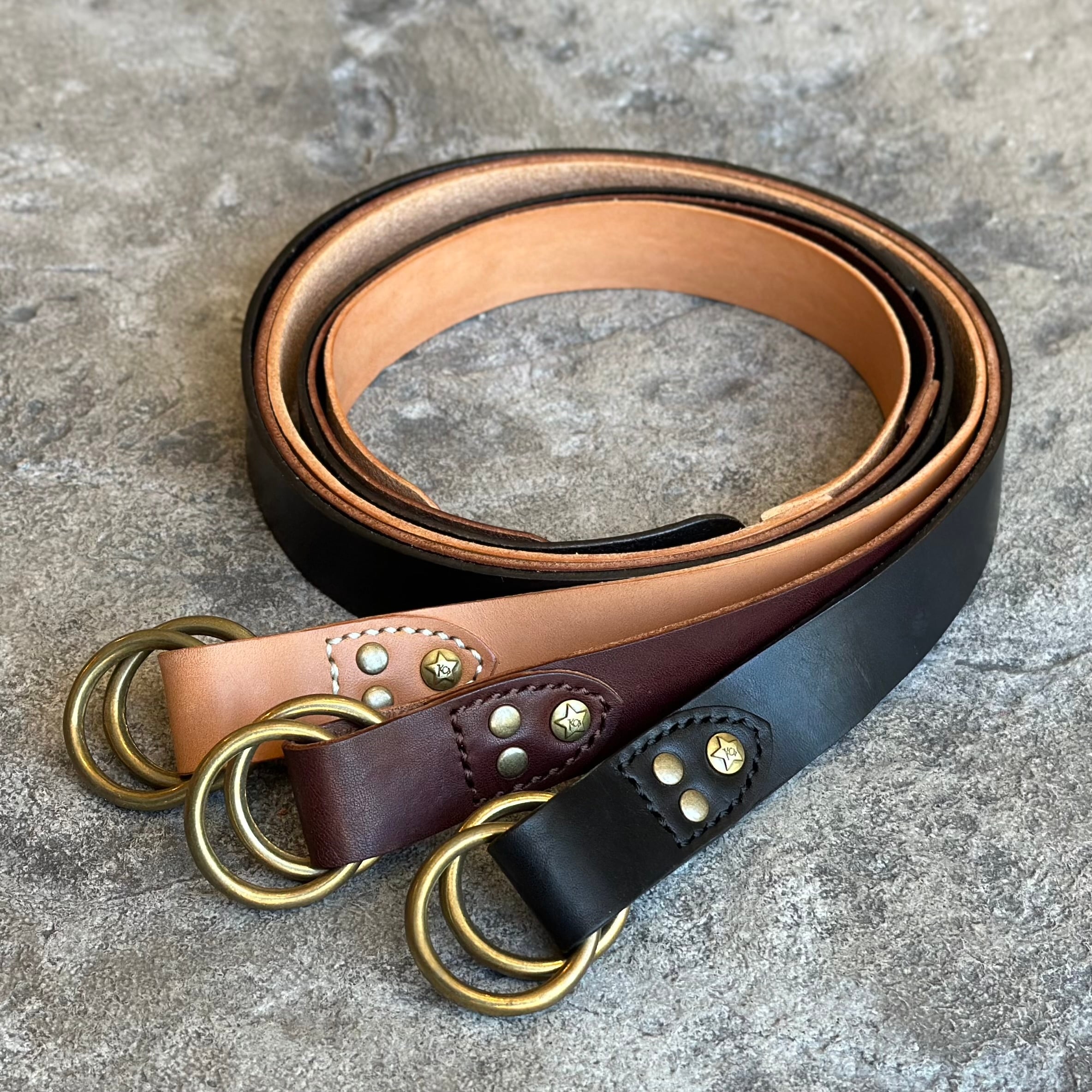 ベルト 1インチ ダブルリング ステアハイド | ケイシイズ 【公式