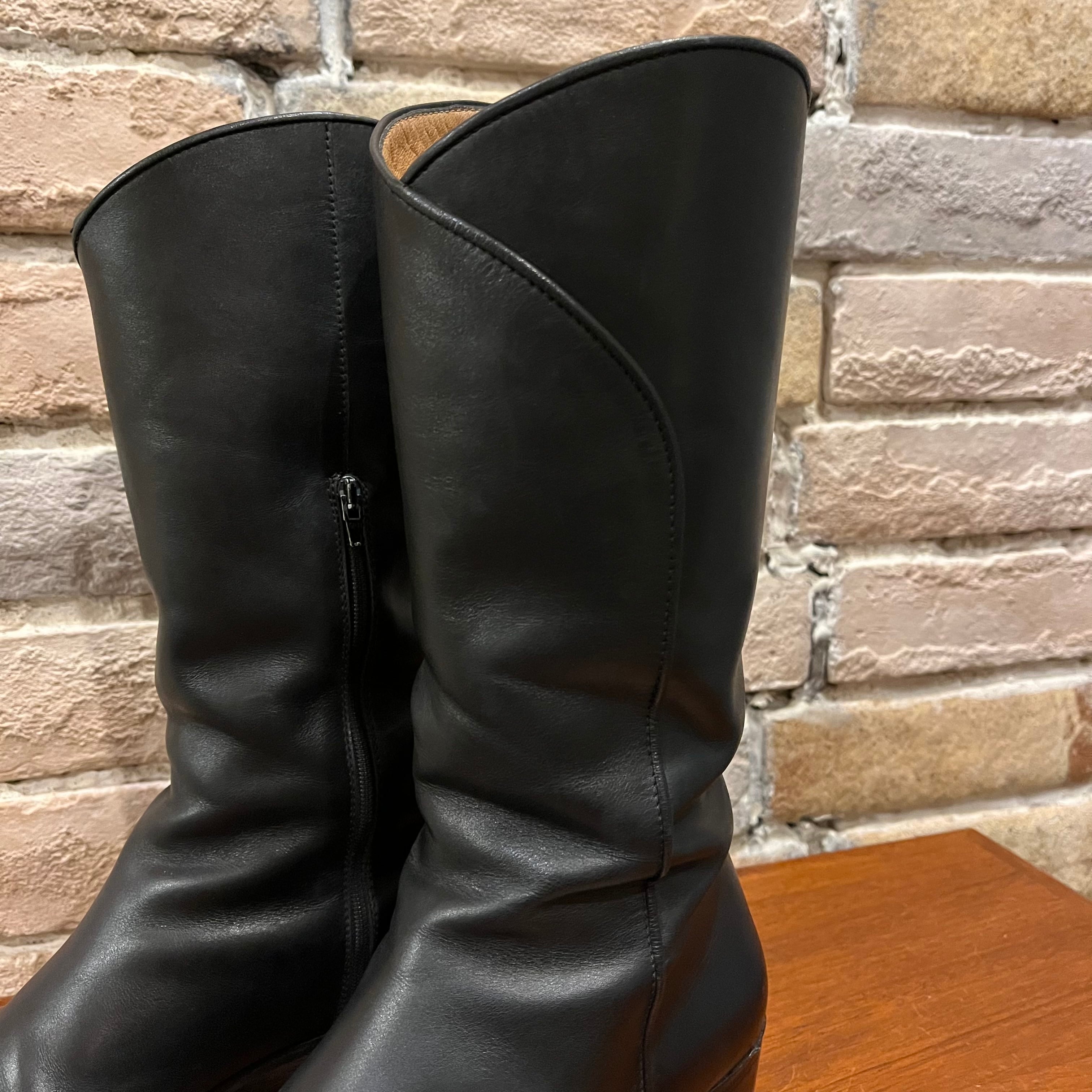 tanino crisci leather long boots size36 タニノクリスチー