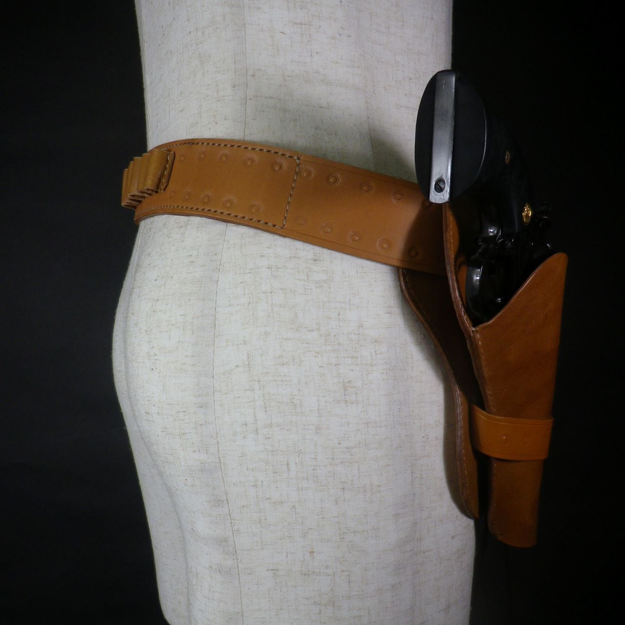 本革製S.A.A.用ガンベルトホルスター | JTGS（ガンホルスターの専門店）