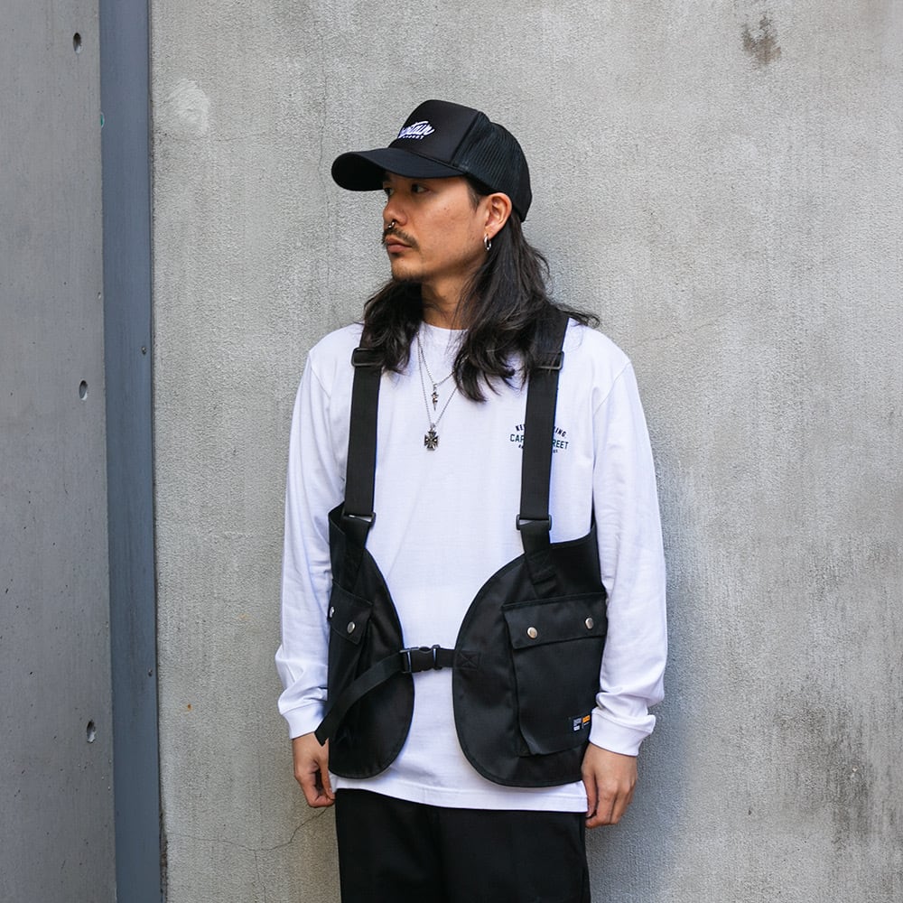 BLUCOxGREED THIRTEEN UTILITY VEST Black | DOG HOUSE GARAGE