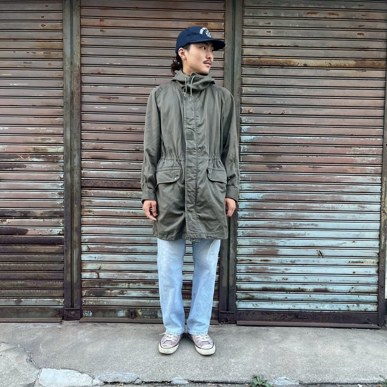 80s フランス軍 実物 M-64 ヴィンテージ フィールドパーカー 86C