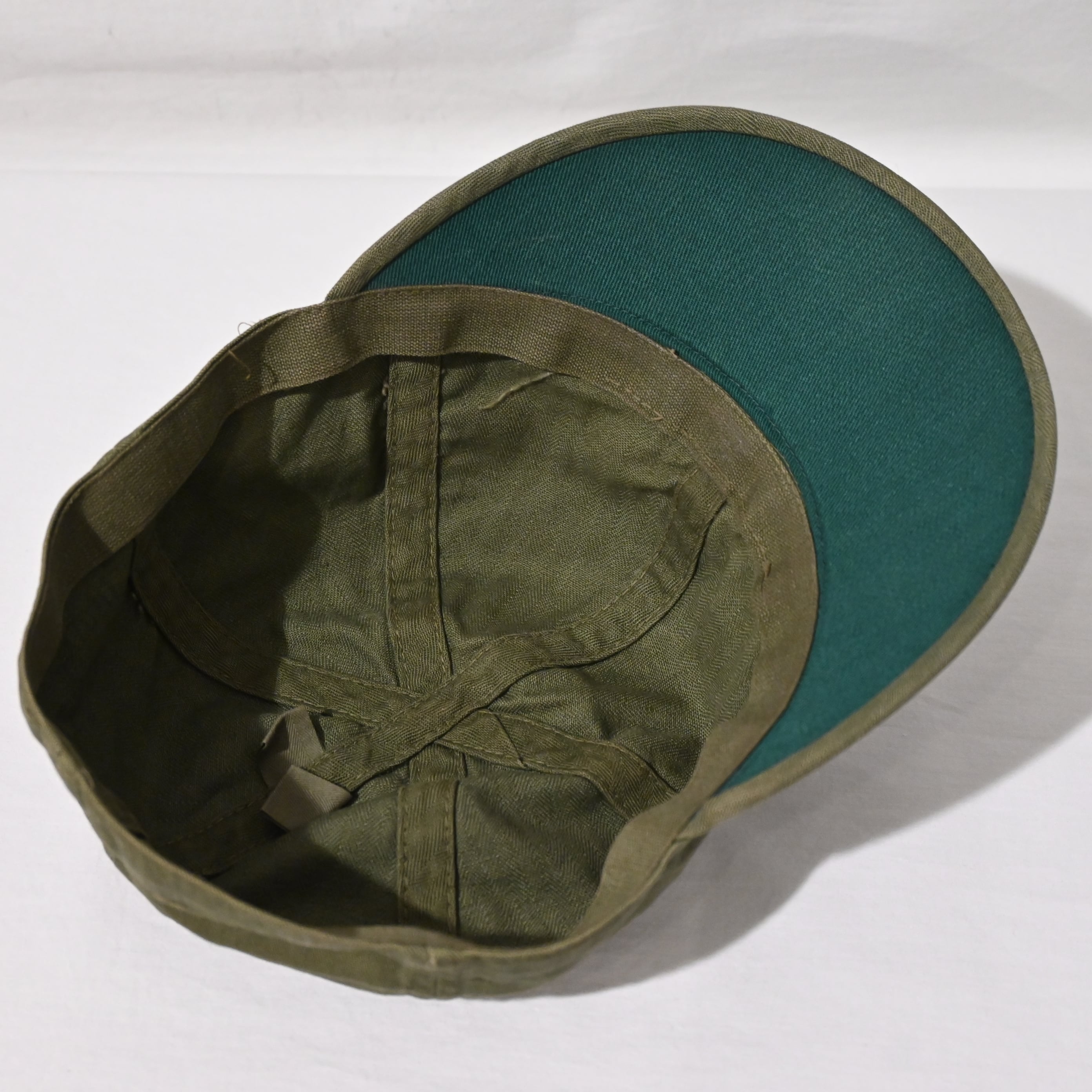 ① 40's U.S.Navy N-3 HBT cap アメリカ軍 ヘリンボーンツイル