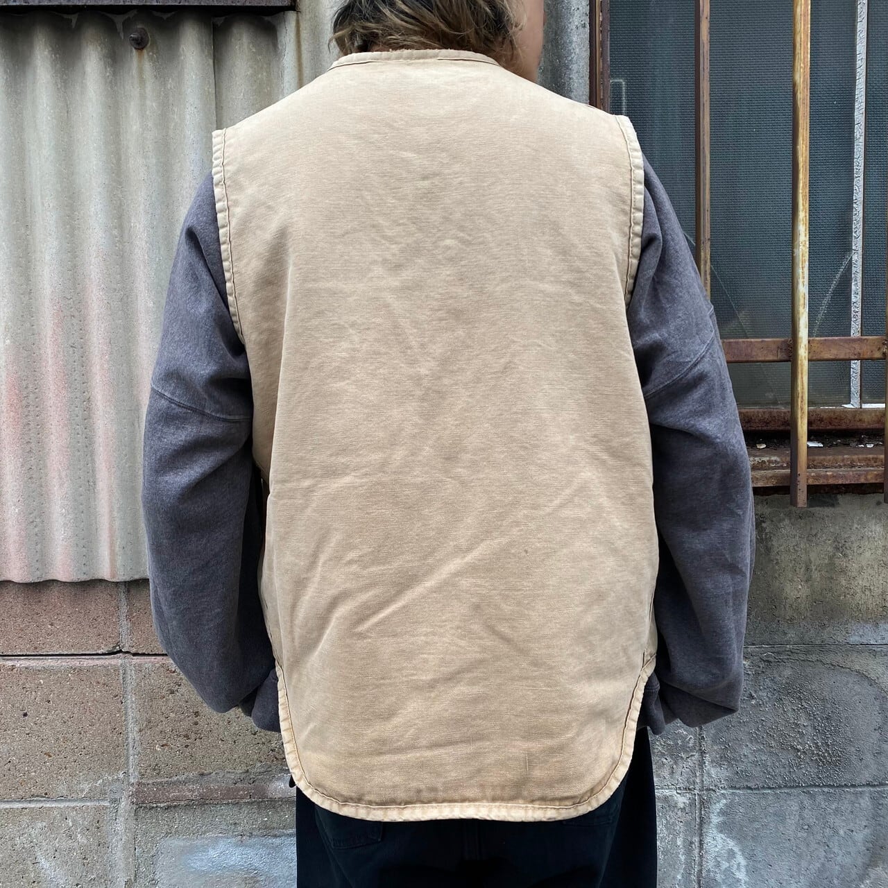 70年代 USA製 プリントタグ Carhartt カーハート ダック地 ワーク