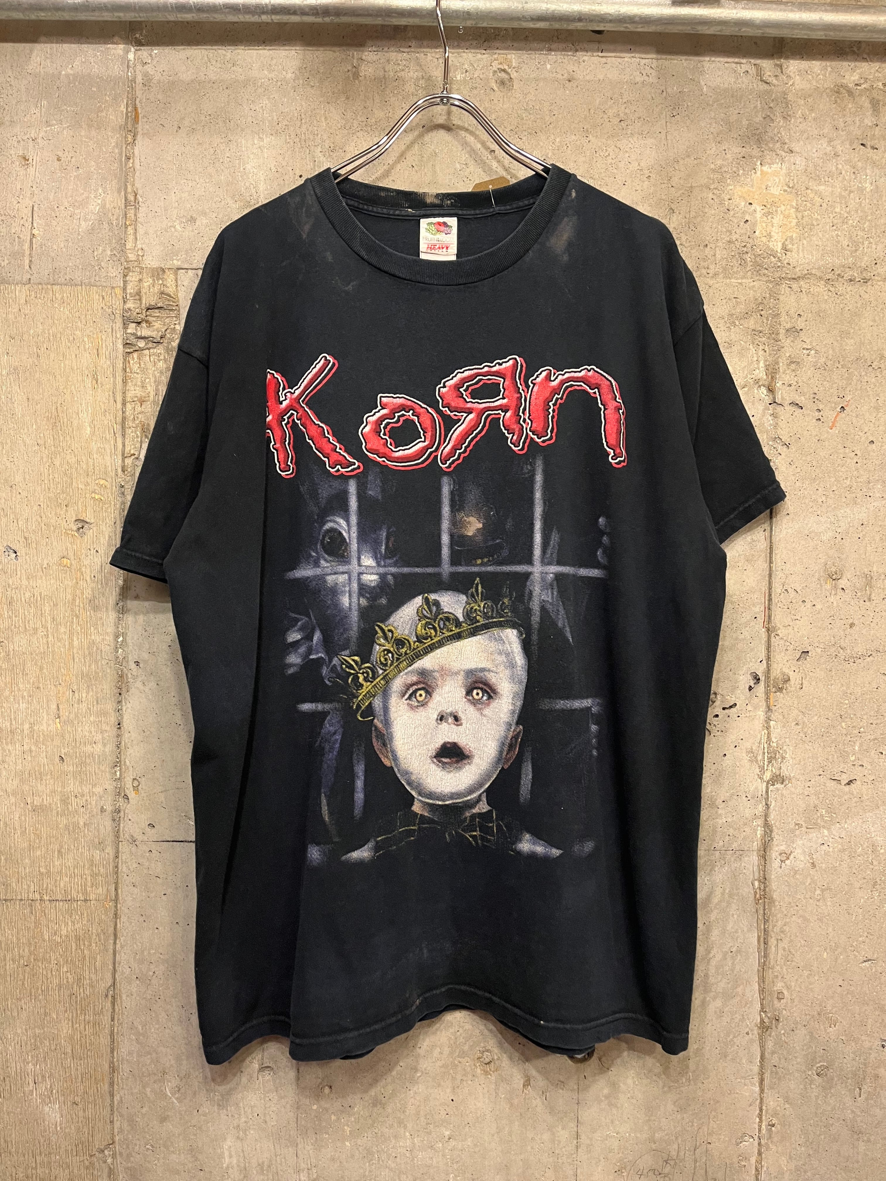 XL相当】コーン 古着 バンド tシャツ 90s 00s KORN 両面プリント