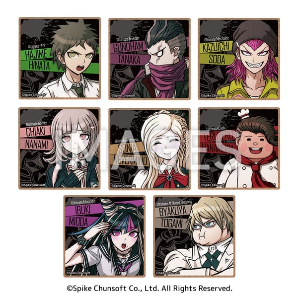 スーパーダンガンロンパ2 MDFコースター vol.1 セット（8個入