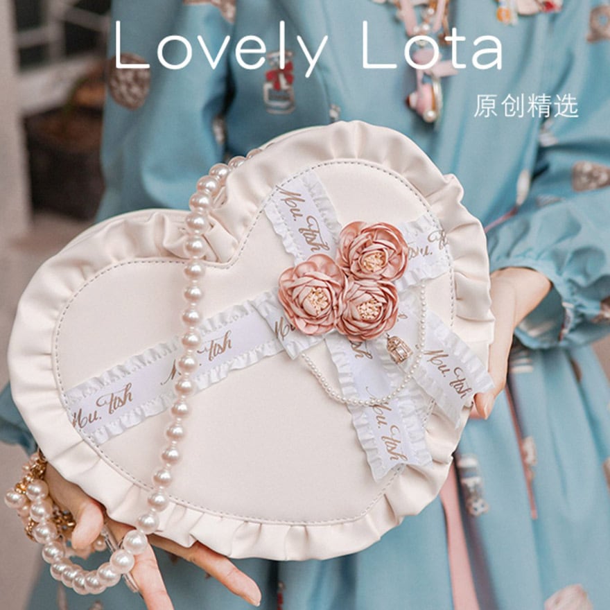 ゴスロリ通販 With U ファッション ハート型バッグ ショルダーバッグ