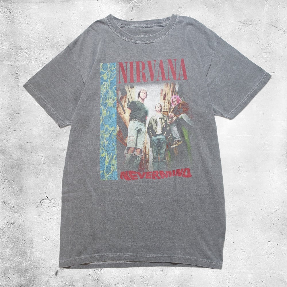 ニルヴァーナ Tシャツ NIRVANA グレー Sサイズ バンドtシャツ | THRIFT PUB