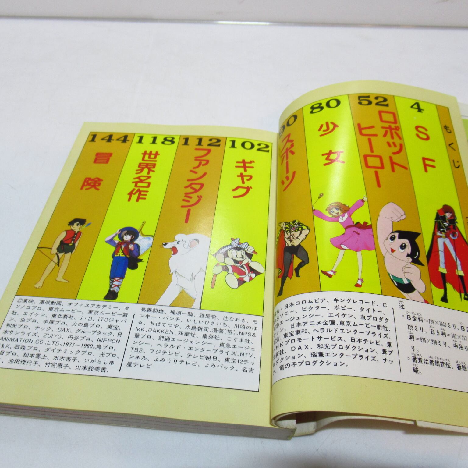 アニメポスター大全集 昭和アニメ 雑誌 [$7] | ハチクマ商店