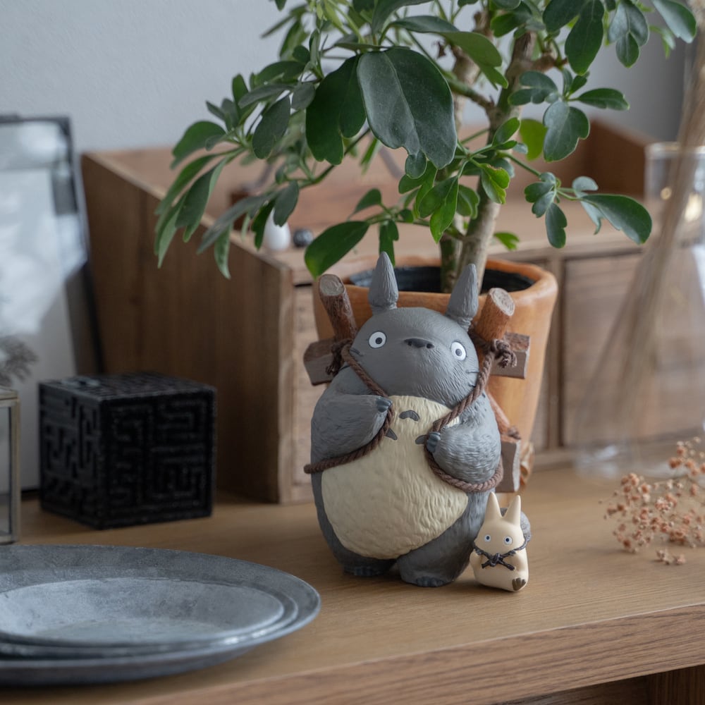 となりのトトロ プランターカバー / 小物入れ トトロのお届けよいこら