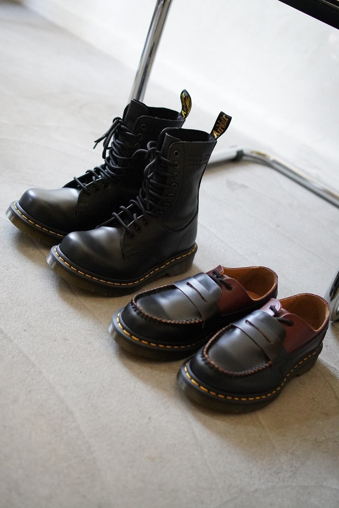 MM6 x Dr. Martens / 10 EYE - TWISTED AND REIMAGINED Black/Black