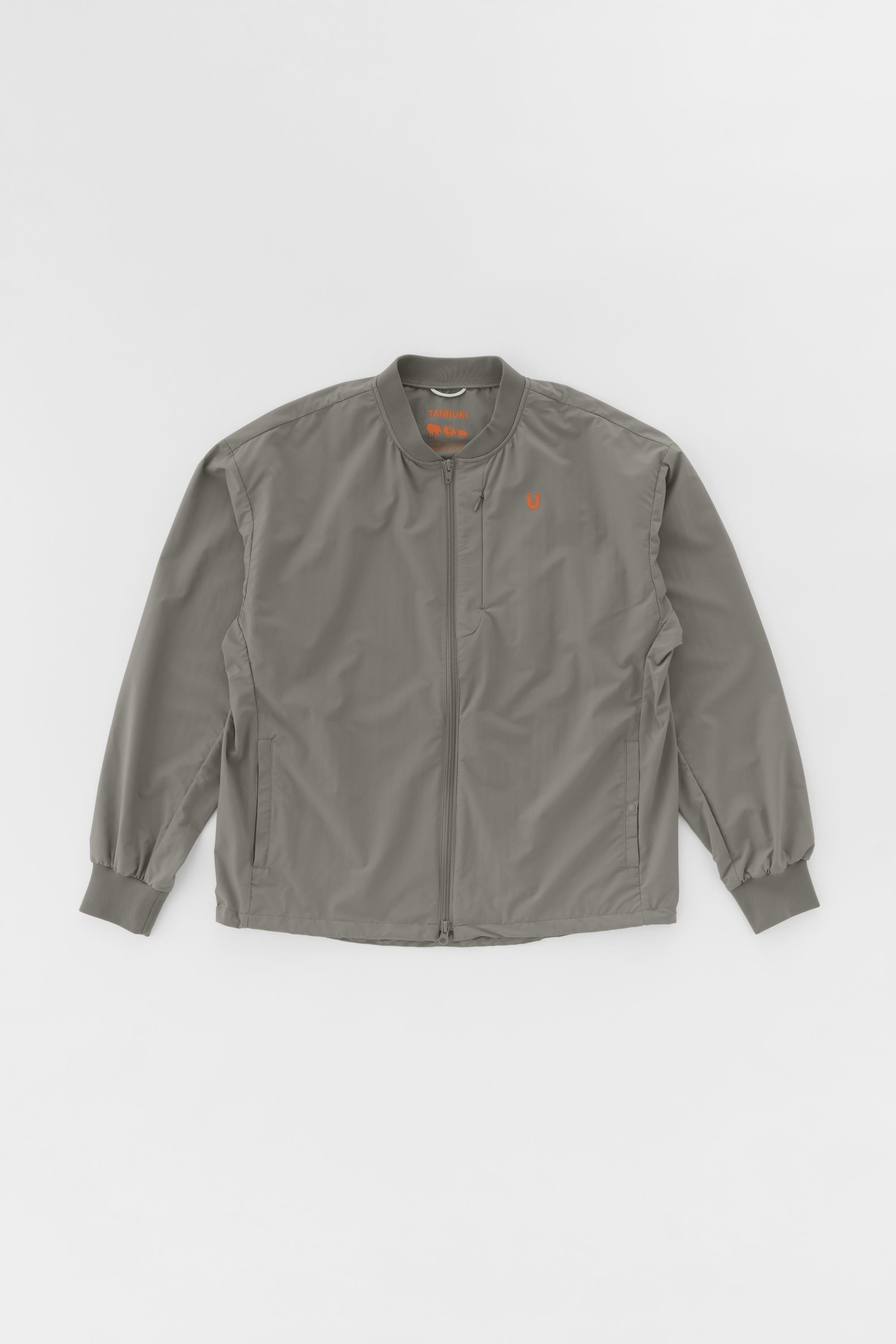 Sato Wind Blouson: Color Sesami Grey | TANNUKI Running Wear Shop