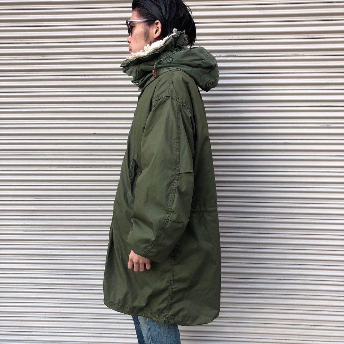 良品 Sサイズ 70s フルセット 米軍 実物 US ARMY M-65 フィッシュ