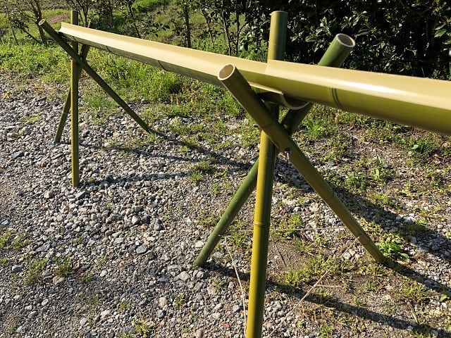 プラ竹】流しそうめんセット2.6m（オールプラ竹バージョン）※送料1300