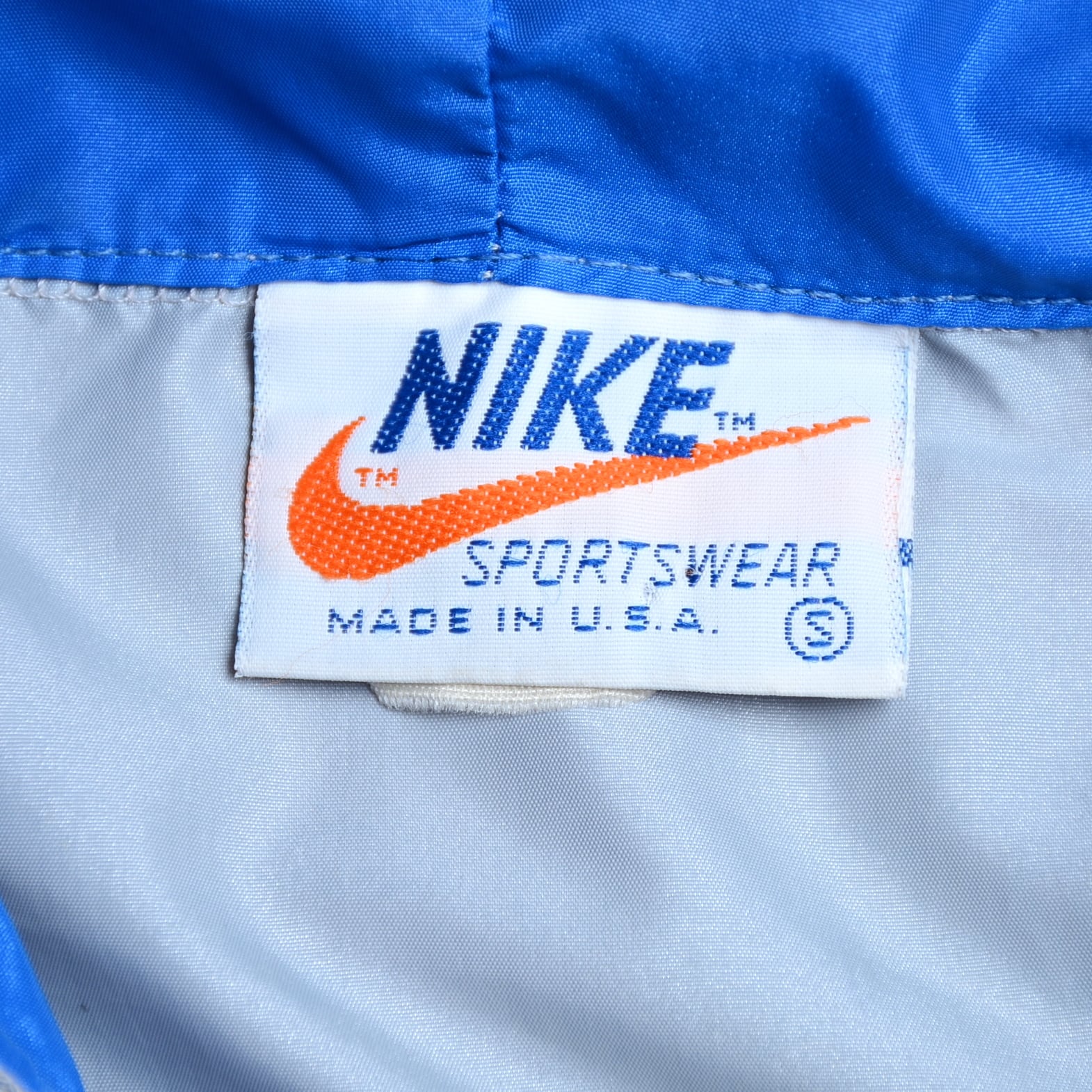 70s NIKE 希少 オレンジタグ ナイロンジャケット メイドイン USA S
