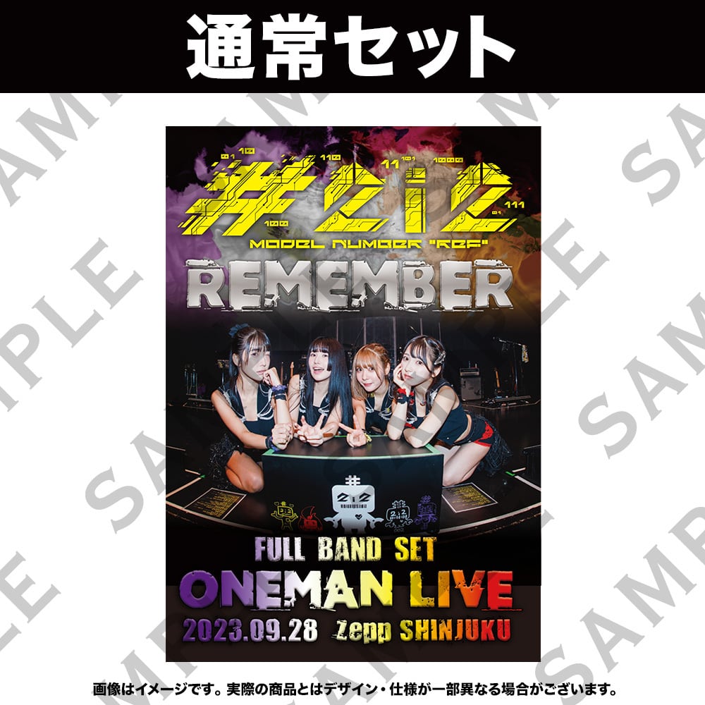 DVD2枚組【REMEMBER ～FULL BAND SET ONE MAN LIVE 2023.09.28 Zepp