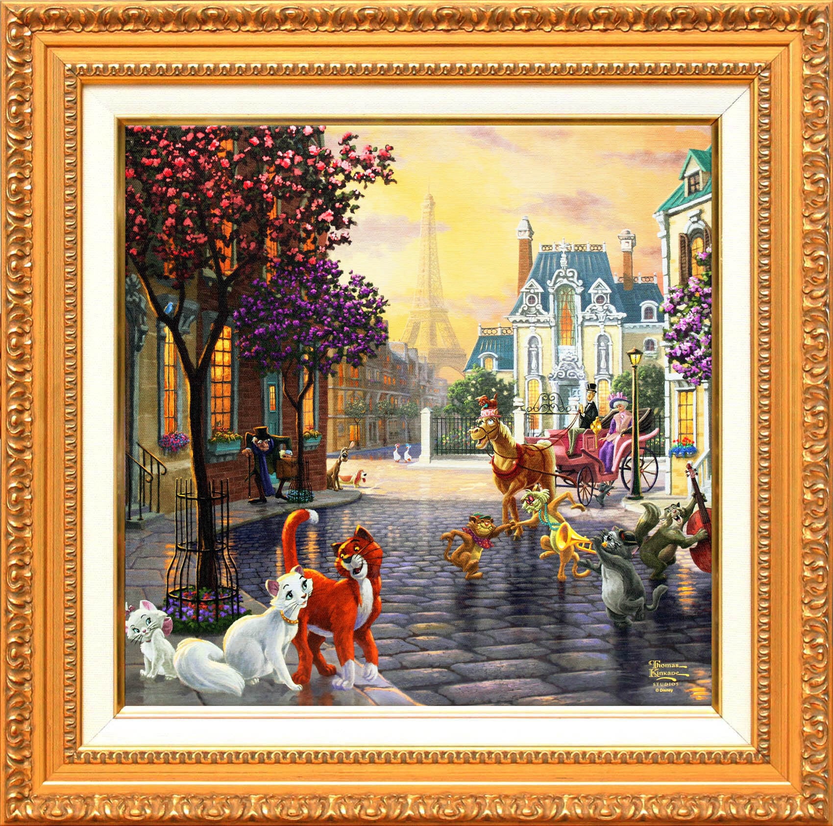 絵画キャバリアF6号『絆』キャンバス地にジークレイのグラフィック