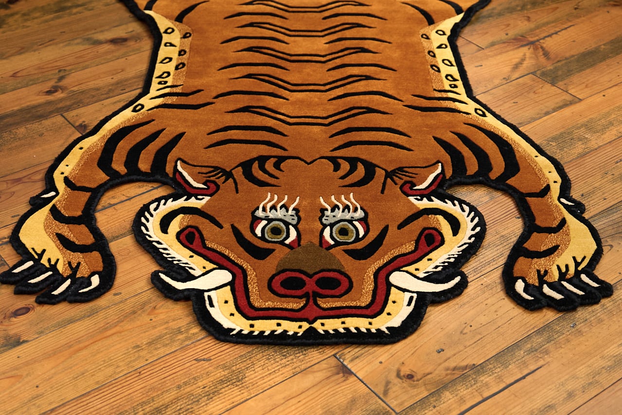 Tibetan Tiger Rug 《Lサイズ•プレミアムウール363》チベタンタイガー