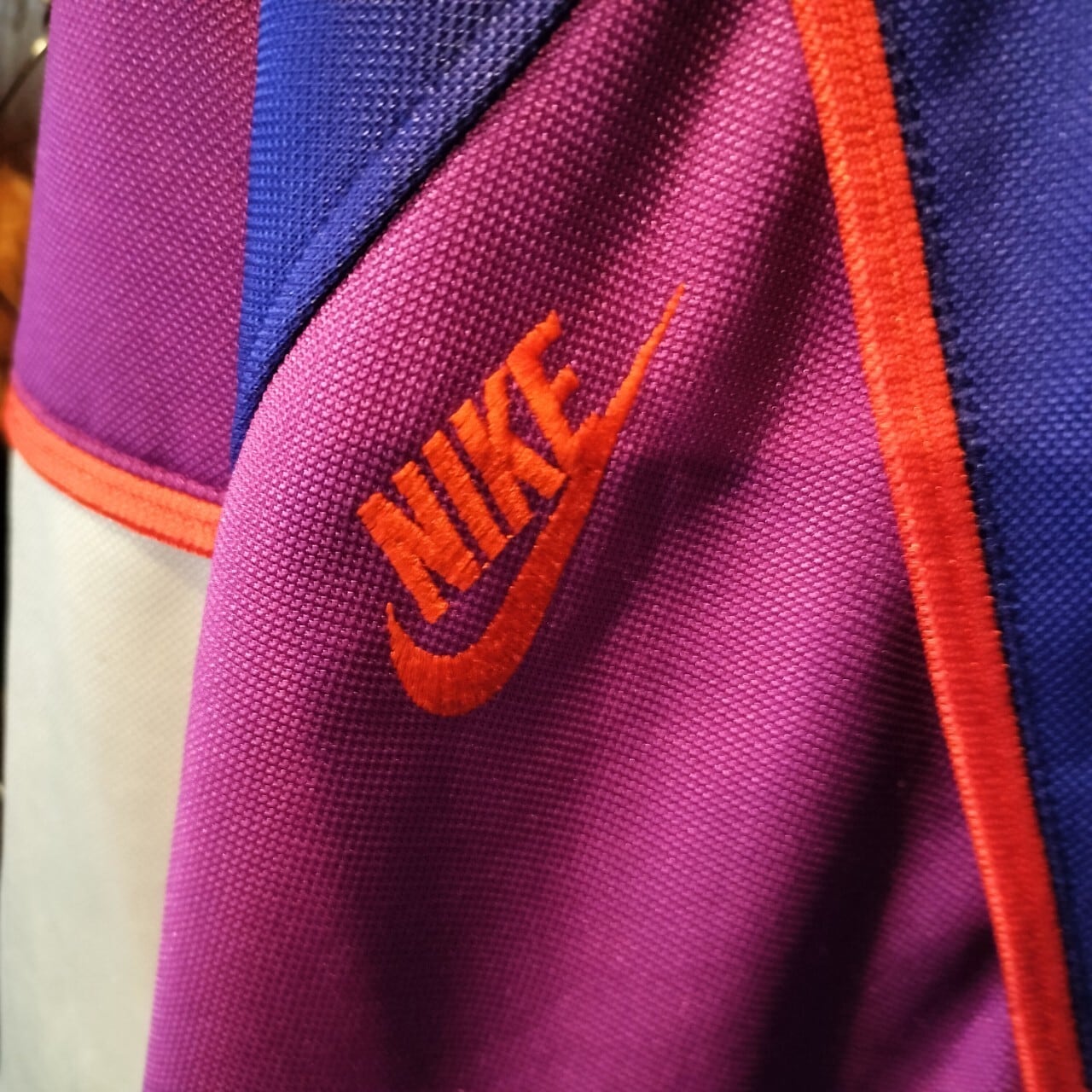 NIKE ナイキ 90s マルチカラー 刺繍ロゴ トラックジャケット ジャージ