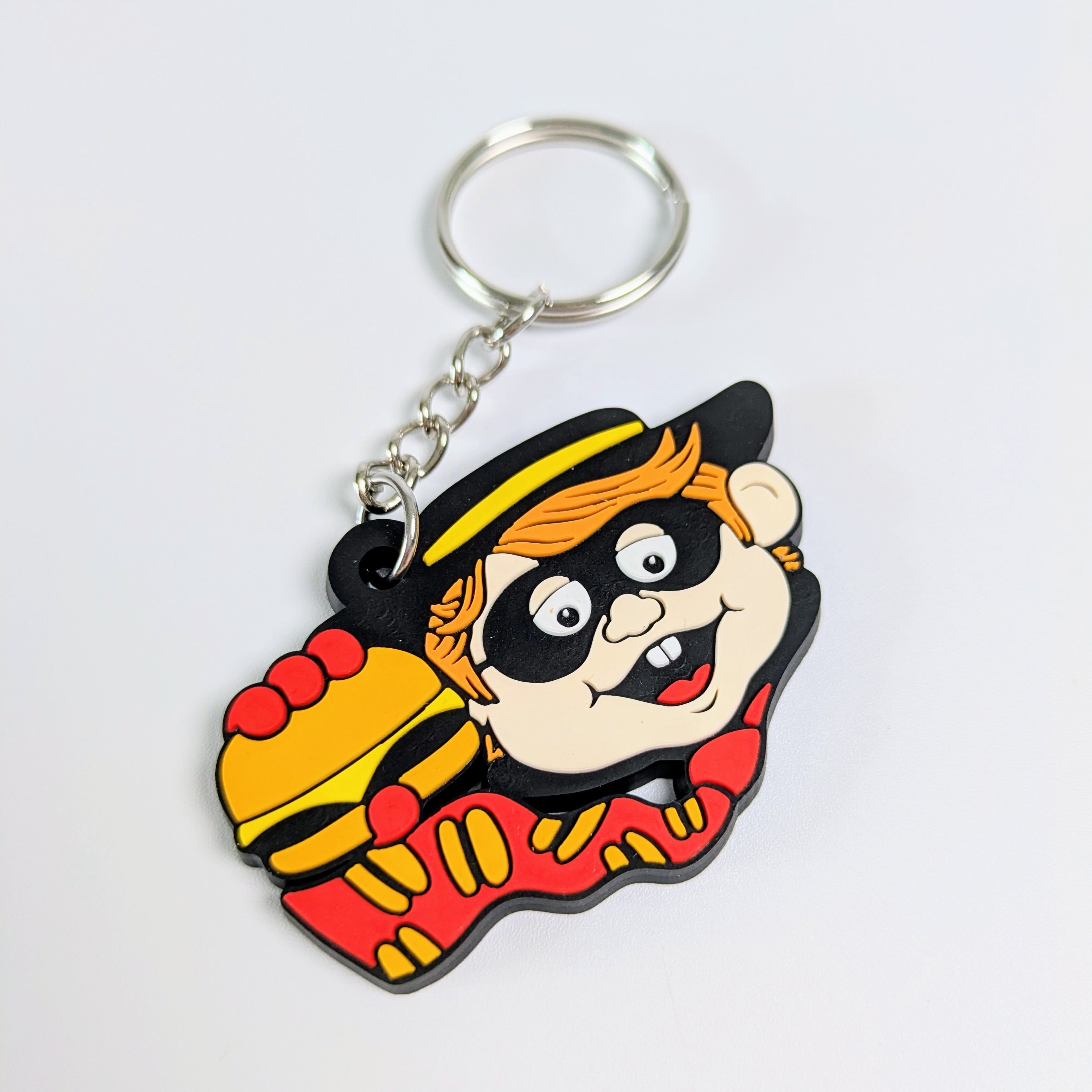 送料無料！ ☆ラバーキーホルダー☆ 〘634〙【ハンバーグラー