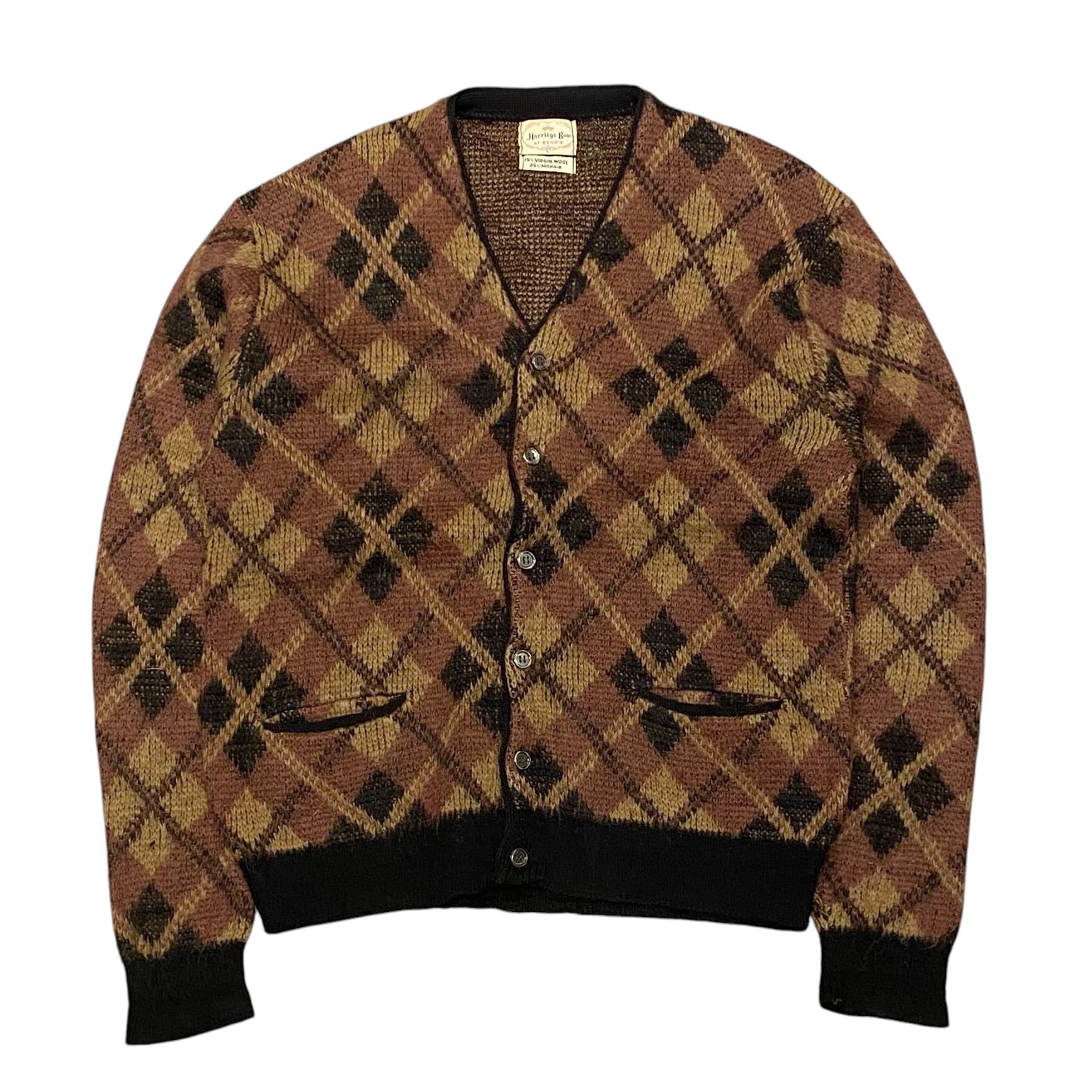 60's Harridge Row Mohair Cardigan L / モヘア セーター カーディガン