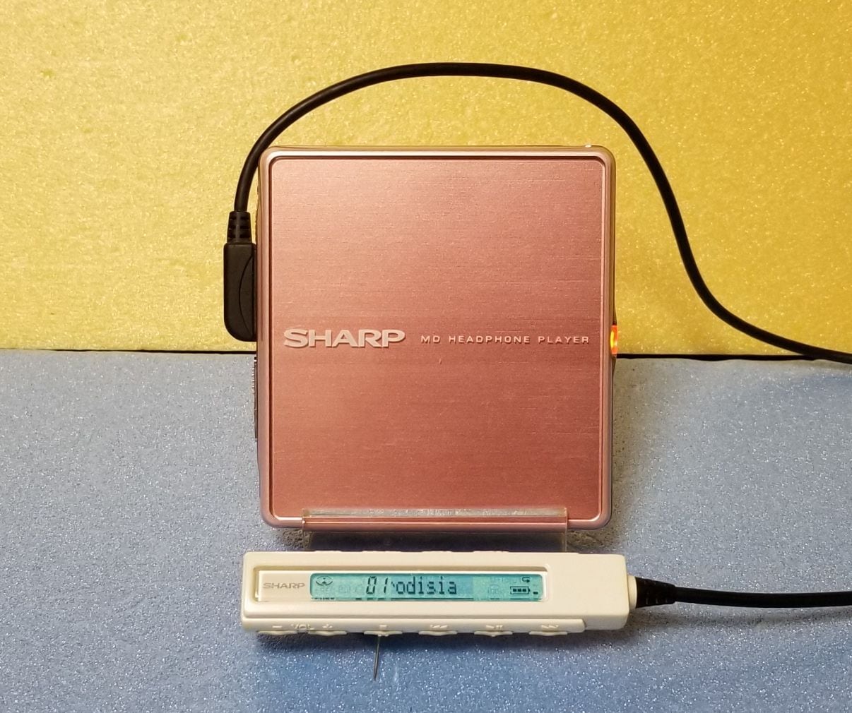 ポータブルMDプレーヤー SHARP MD-ST600 MDLP対応 完動品・動作保証