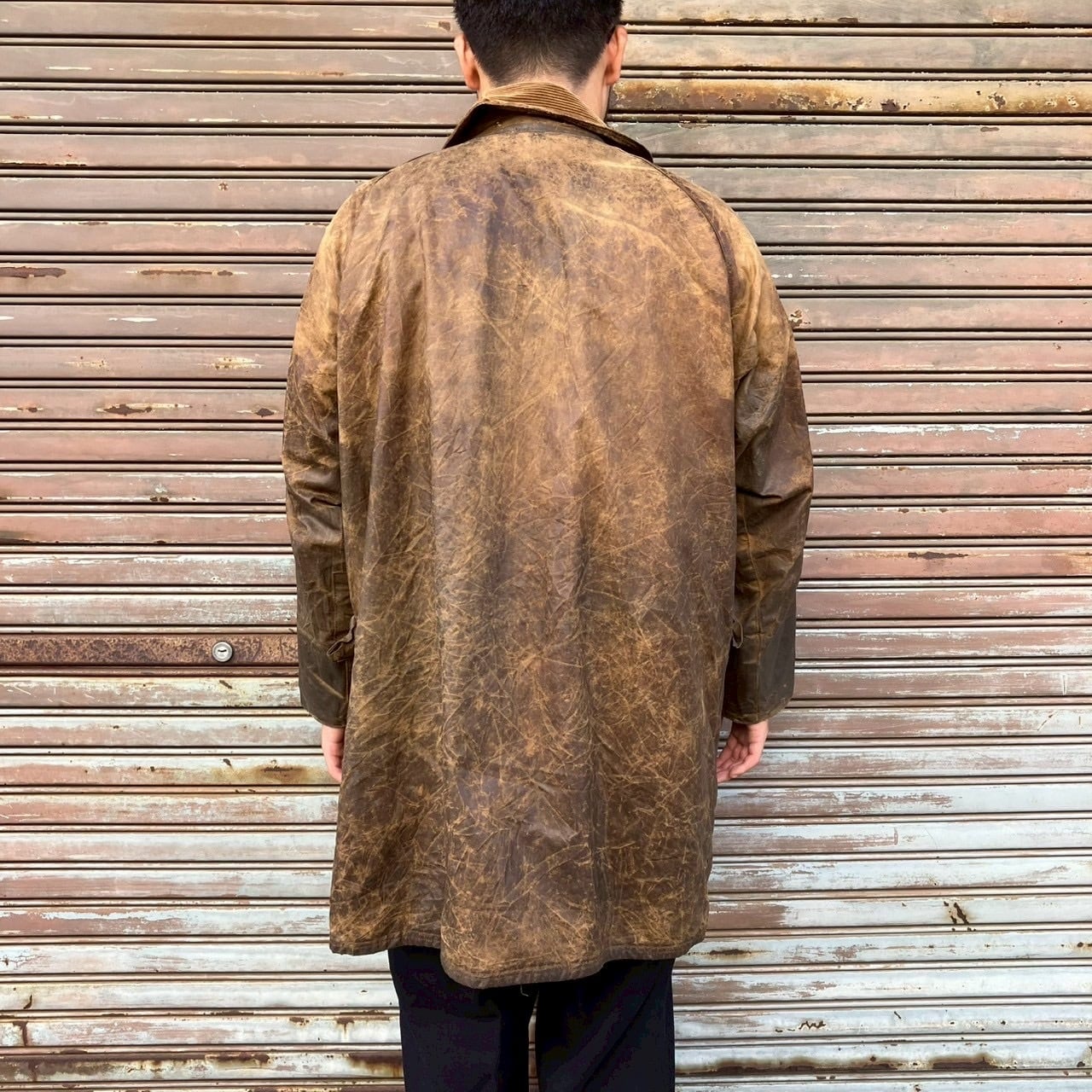 雰囲気抜群 60s BARBOUR SOLWAY ZIPPER イエロータグ 70s バブアー