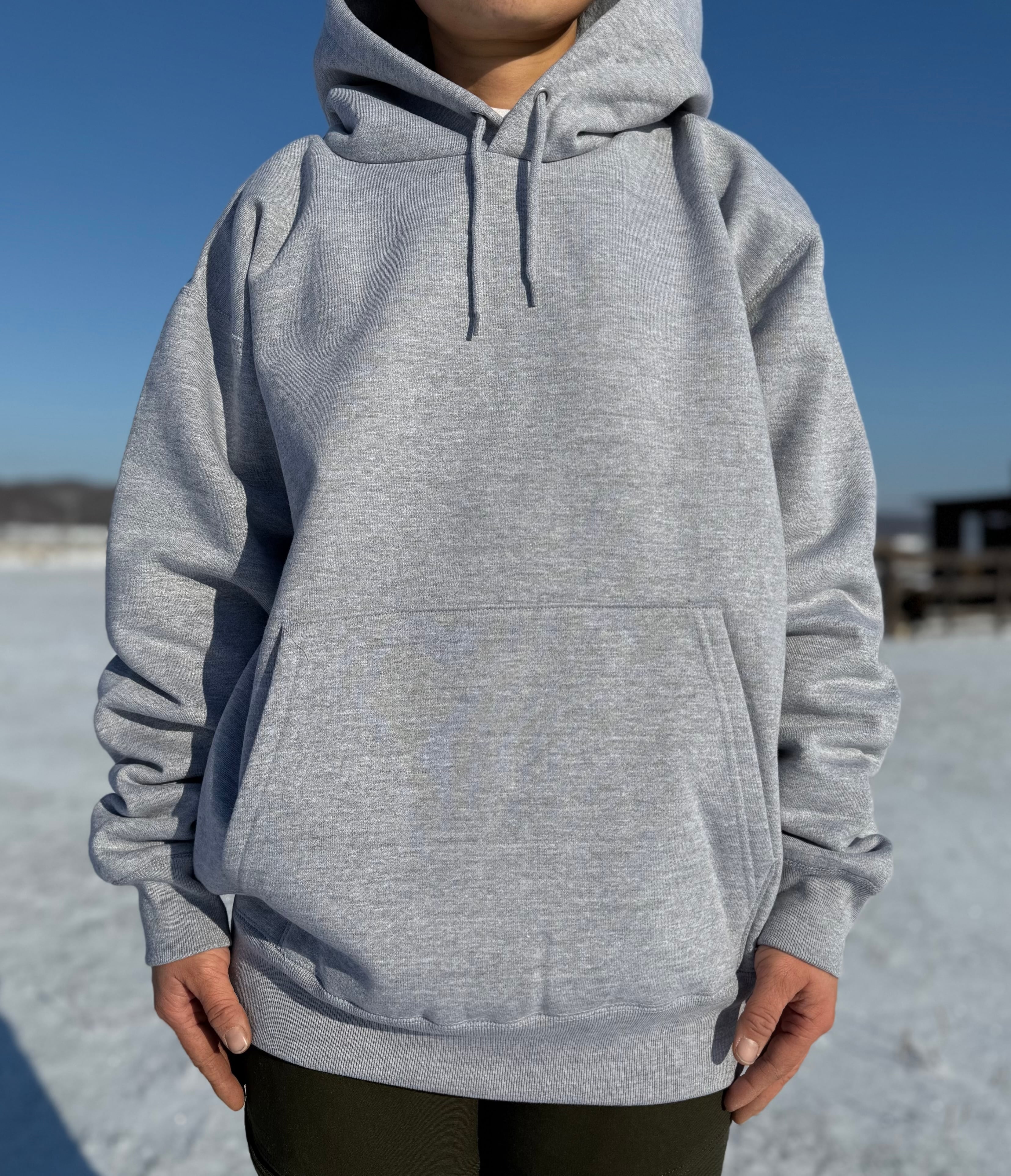 おひぼくパーカー グレー | おひぼくオンラインショップ